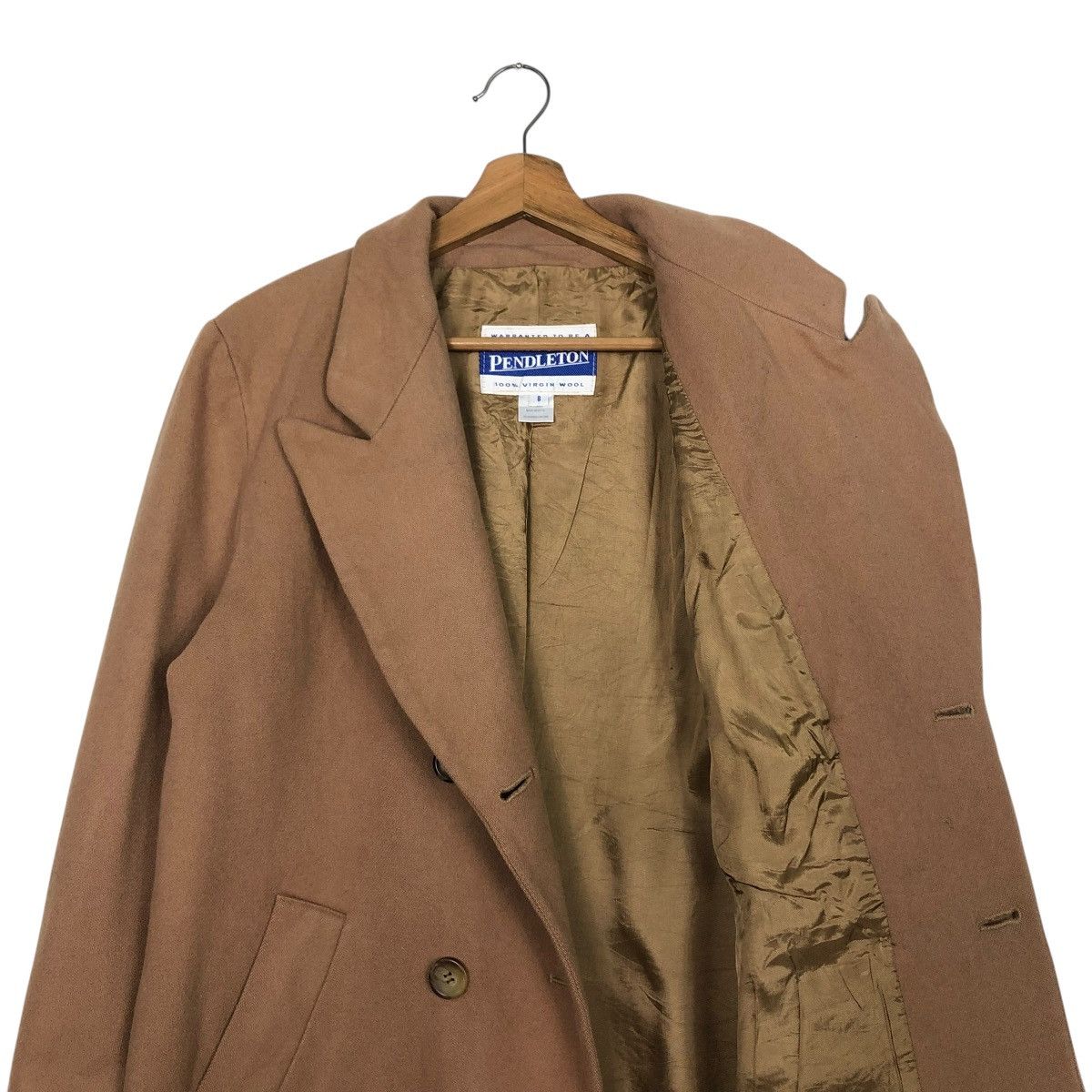 Pendleton 🔥VINTAGE LONG JACKET WOOL PENDLETON DOUBLE BREAST Size US S / EU 44-46 / 1 - 12 Thumbnail