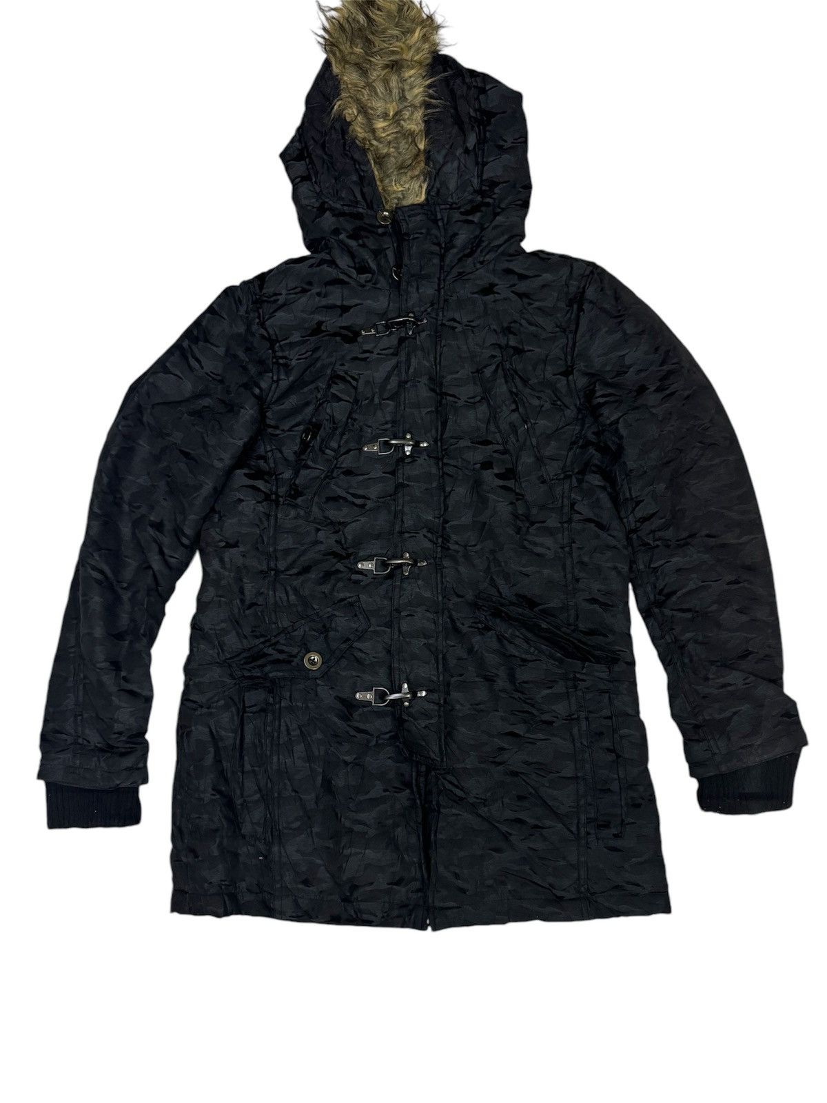 In The Attic × Japanese Brand × Vintage In The Attic Hoodie Camo Jacket Size L / US 10 / IT 46 - 1 Thumbnail