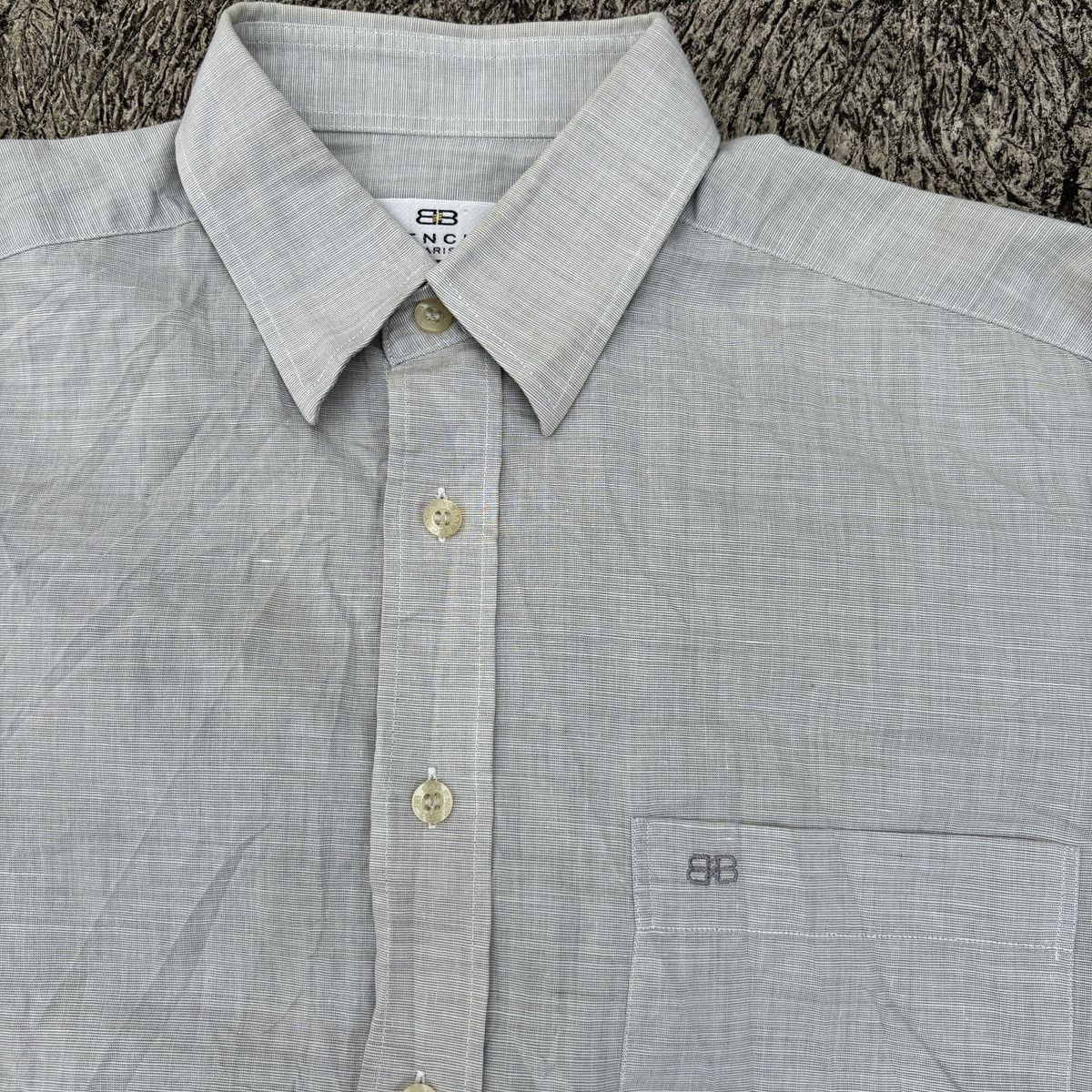 Balenciaga Vintage Balenciaga button up shirt Size US L / EU 52-54 / 3 - 2 Thumbnail