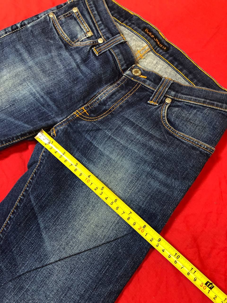Nudie Jeans NUDIE SLIM JIM Wash Denim Regulat Straight Slim Fit Size US 28 / EU 44 - 11 Thumbnail