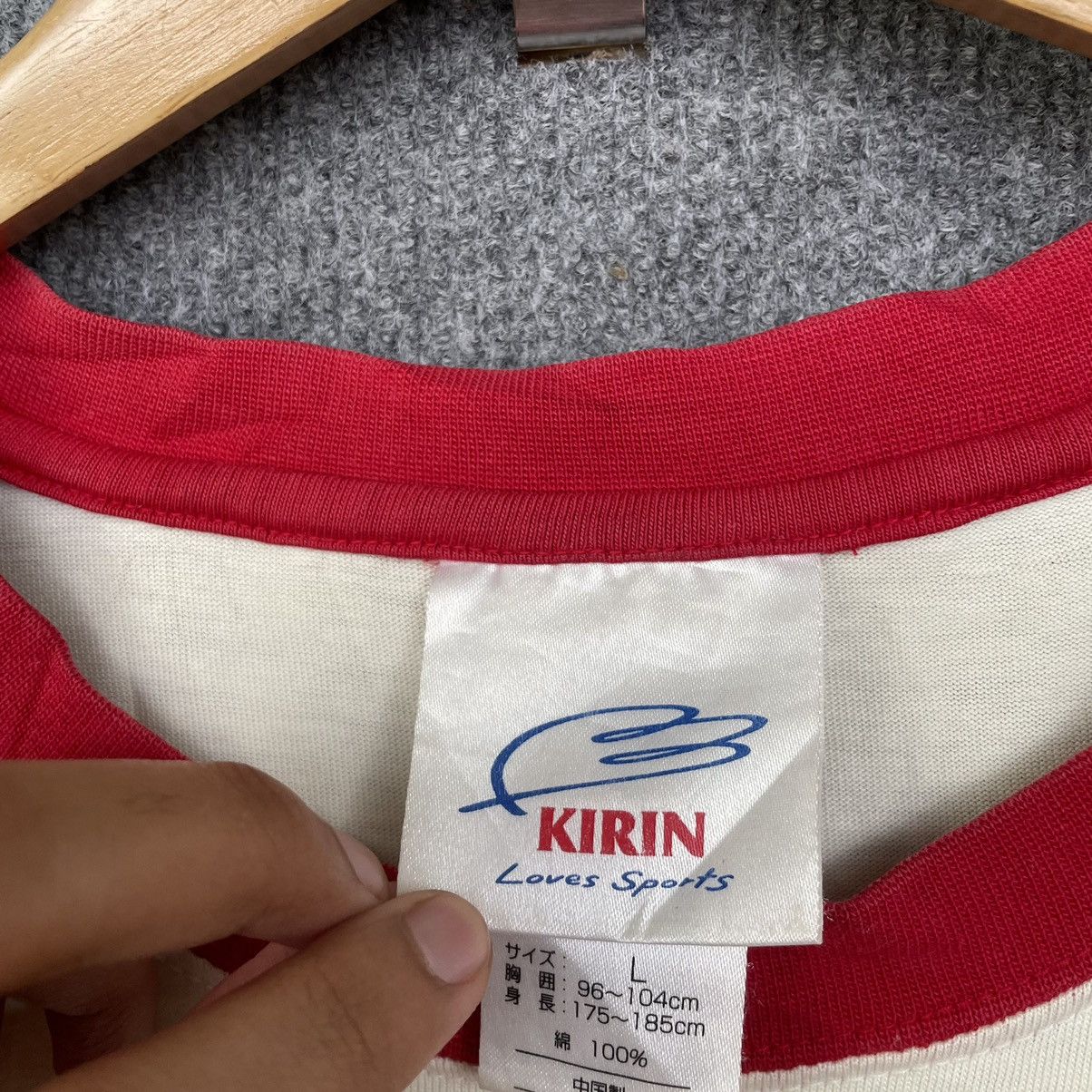 MLB × Vintage Vintage 2000s MLB x Kirin Baseball T Shirt Size US L / EU 52-54 / 3 - 8 Thumbnail