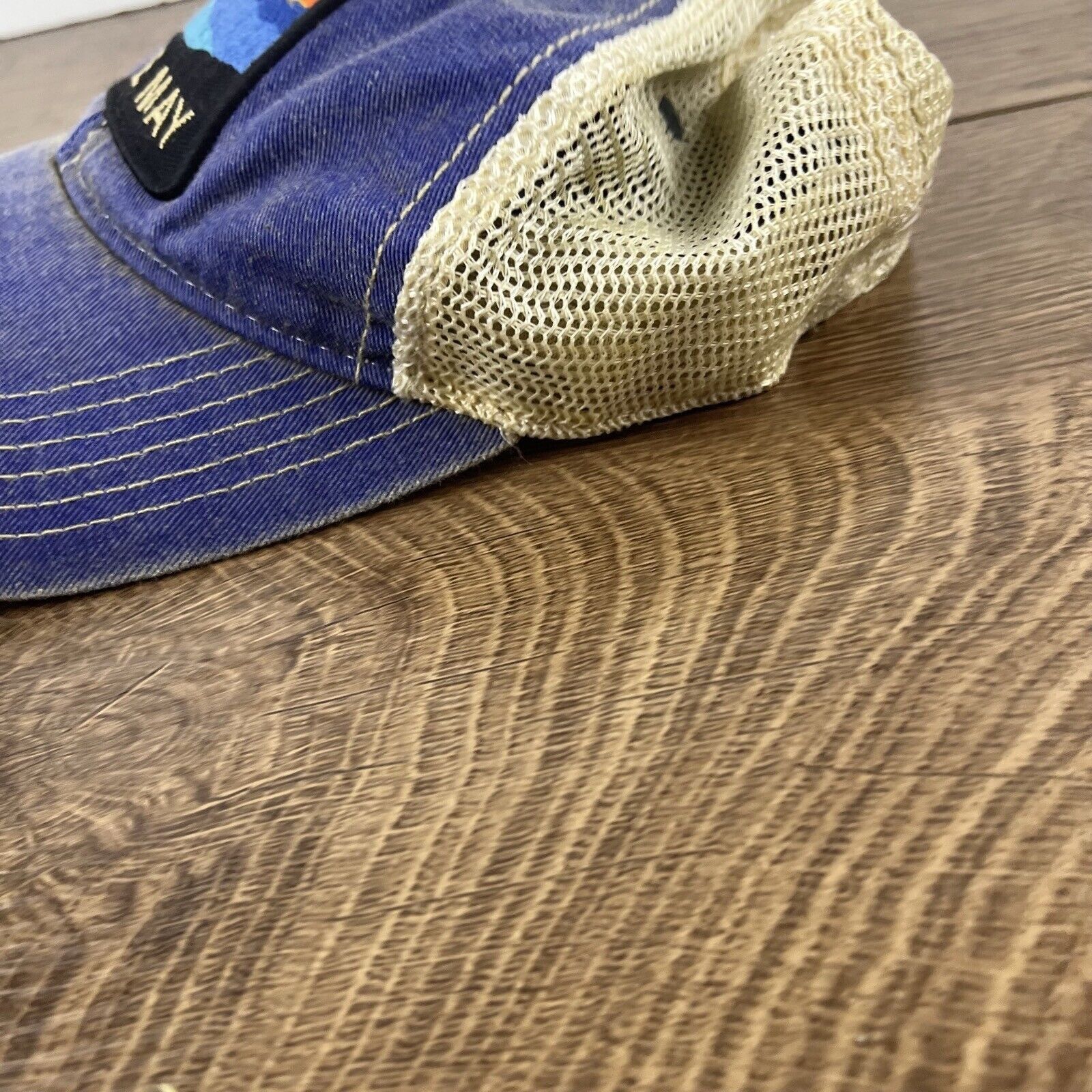 Other Cape May Hat New Jersey Snapback Hat Blue Adjustable Hat Blu Size ONE SIZE - 7 Thumbnail
