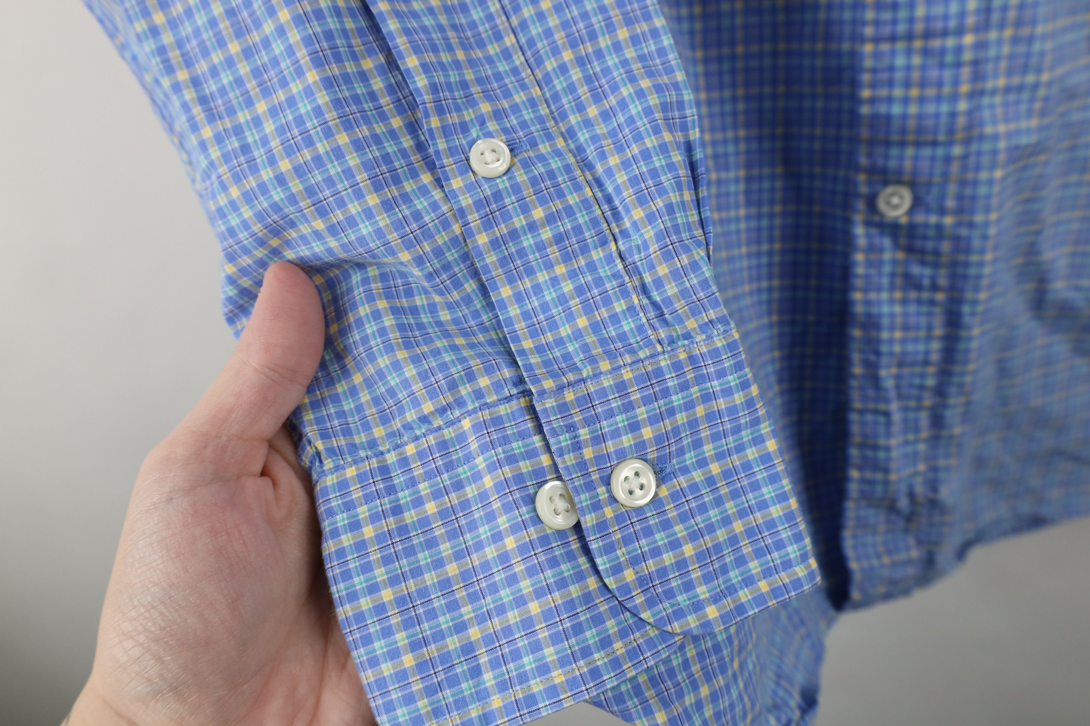 Ralph Lauren × Vintage Vintage Ralph Lauren Plaid Collared Button Down Shirt Size US M / EU 48-50 / 2 - 5 Thumbnail
