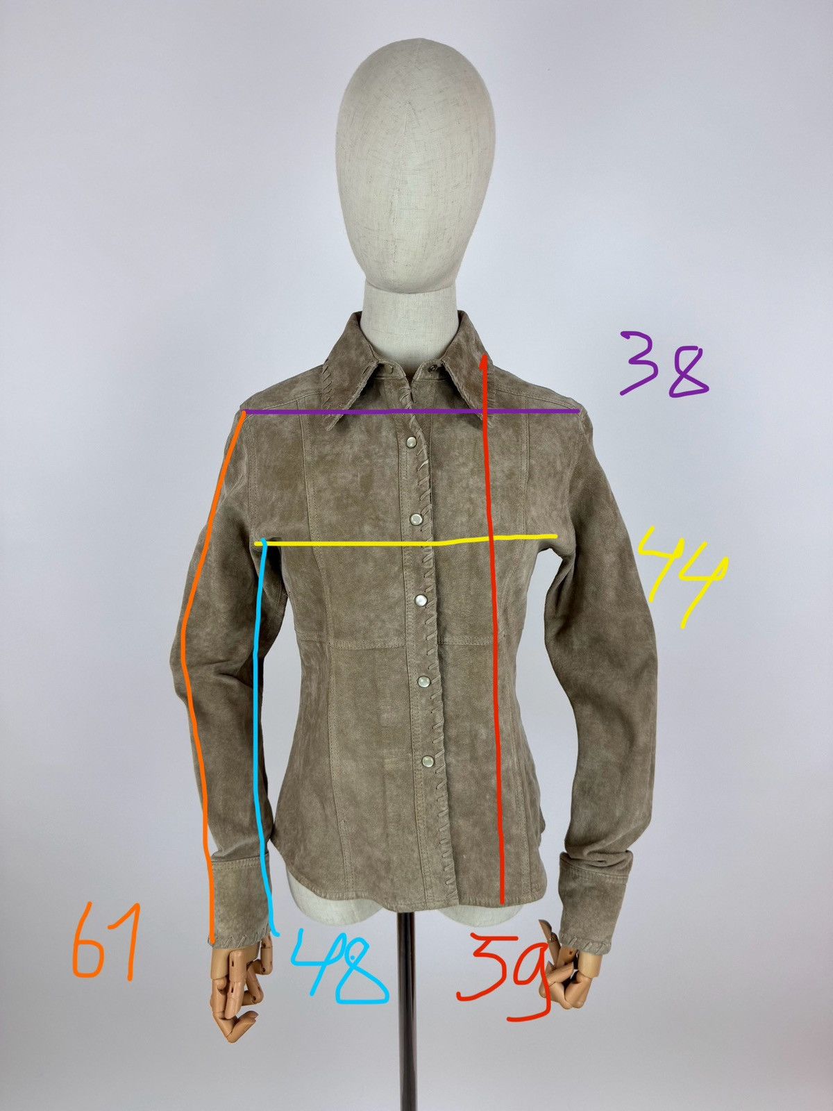 Other Wallis leather overshirt jacket western cowgirl style sz 40 Size M / US 6-8 / IT 42-44 - 12 Thumbnail