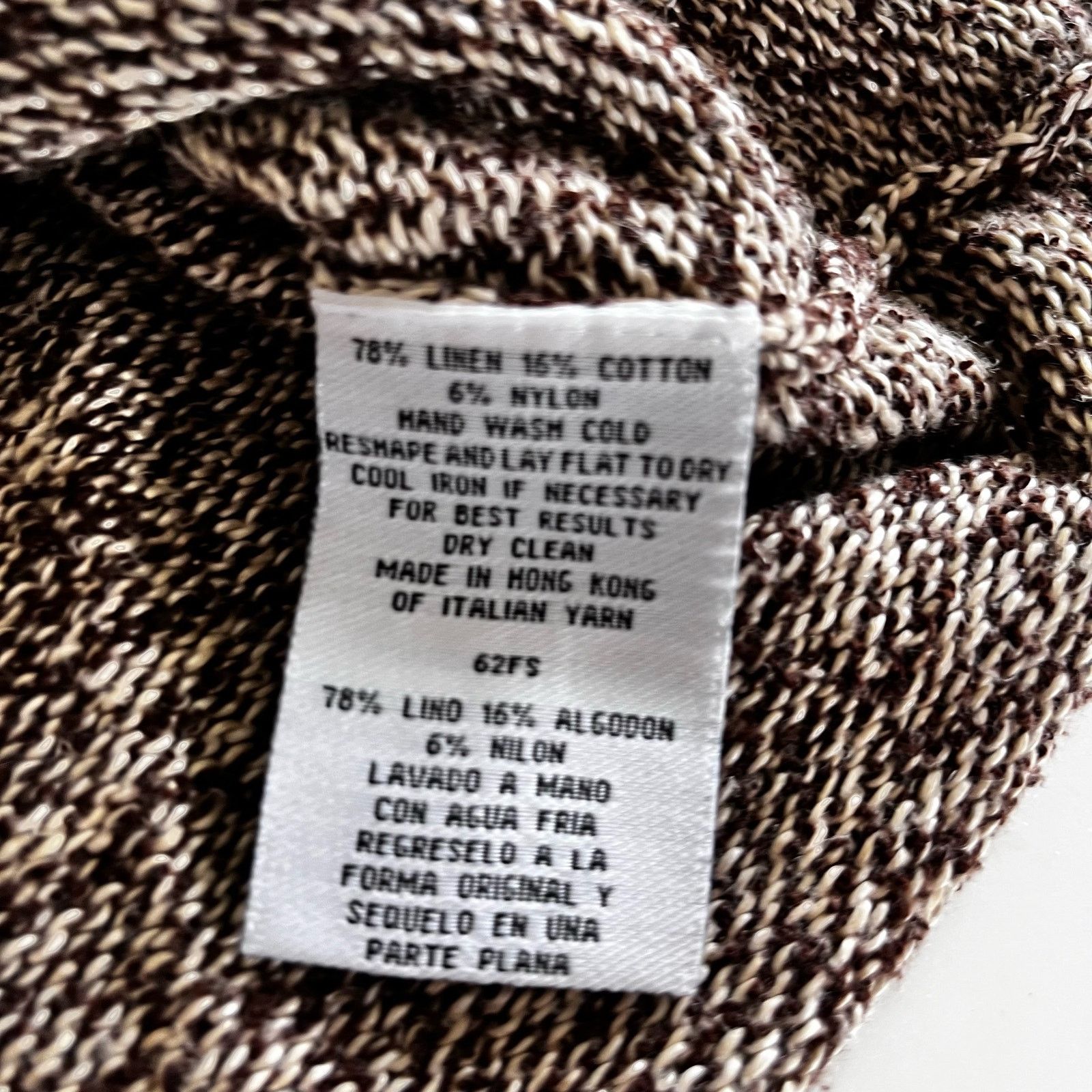 Eileen Fisher Eileen Fisher brown ecru linen blend marled sweater Small Size S / US 4 / IT 40 - 6 Thumbnail