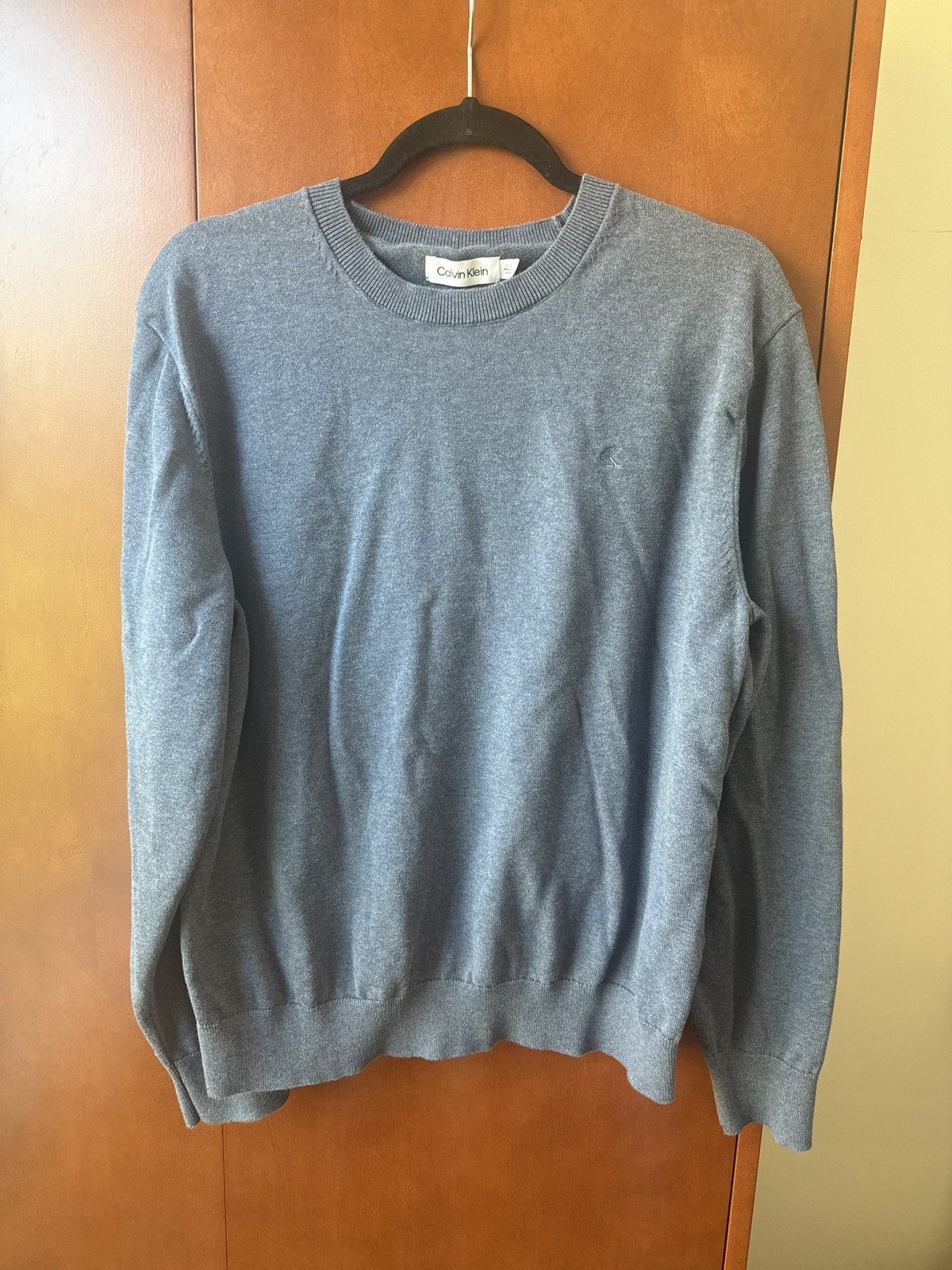 Calvin Klein Calvin Klein Blue Sweater Size US L / EU 52-54 / 3 - 3 Thumbnail