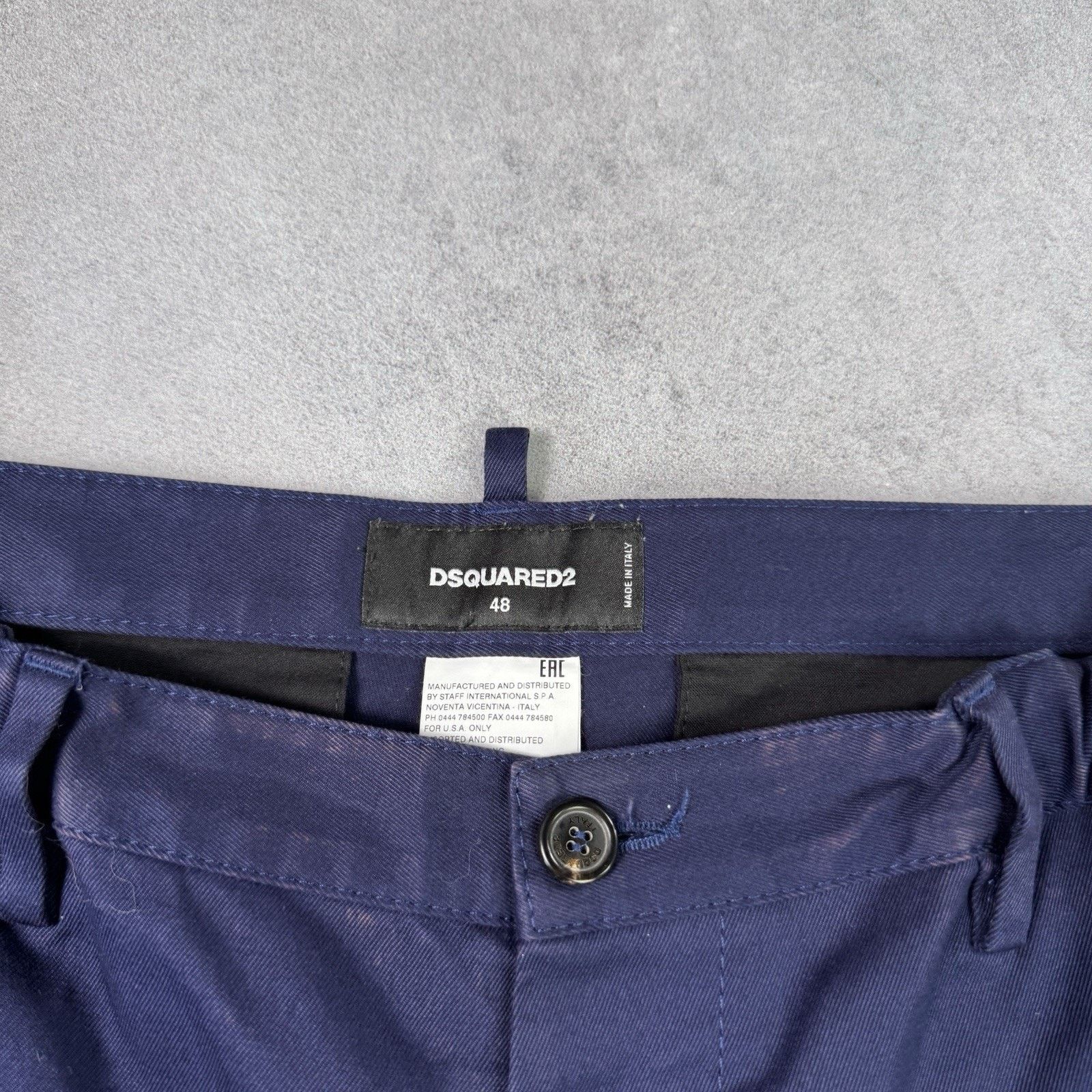 Dsquared2 Dsquared2 Blue Men Chino Pants Size 48 Jeans Size US 32 / EU 48 - 6 Thumbnail