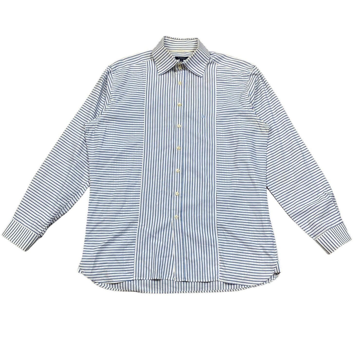 Burberry Burberry London Striped Long Sleeve Button Up Shirt Men's 43 Size US XXL / EU 58 / 5 - 1 Thumbnail
