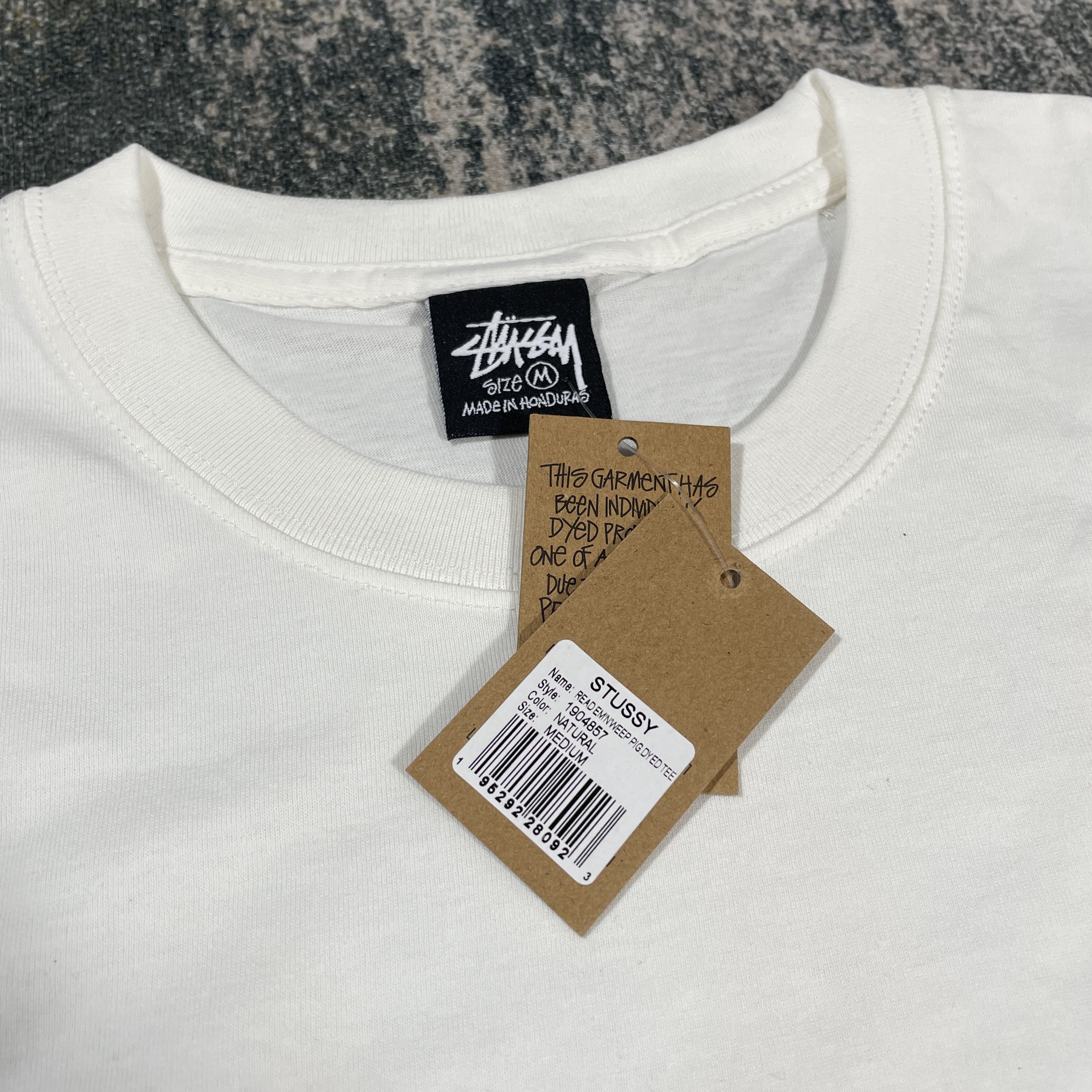 Stussy STUSSY READ EM'N'WEEP PIG DYED TEE MEDIUM Size US M / EU 48-50 / 2 - 5 Thumbnail