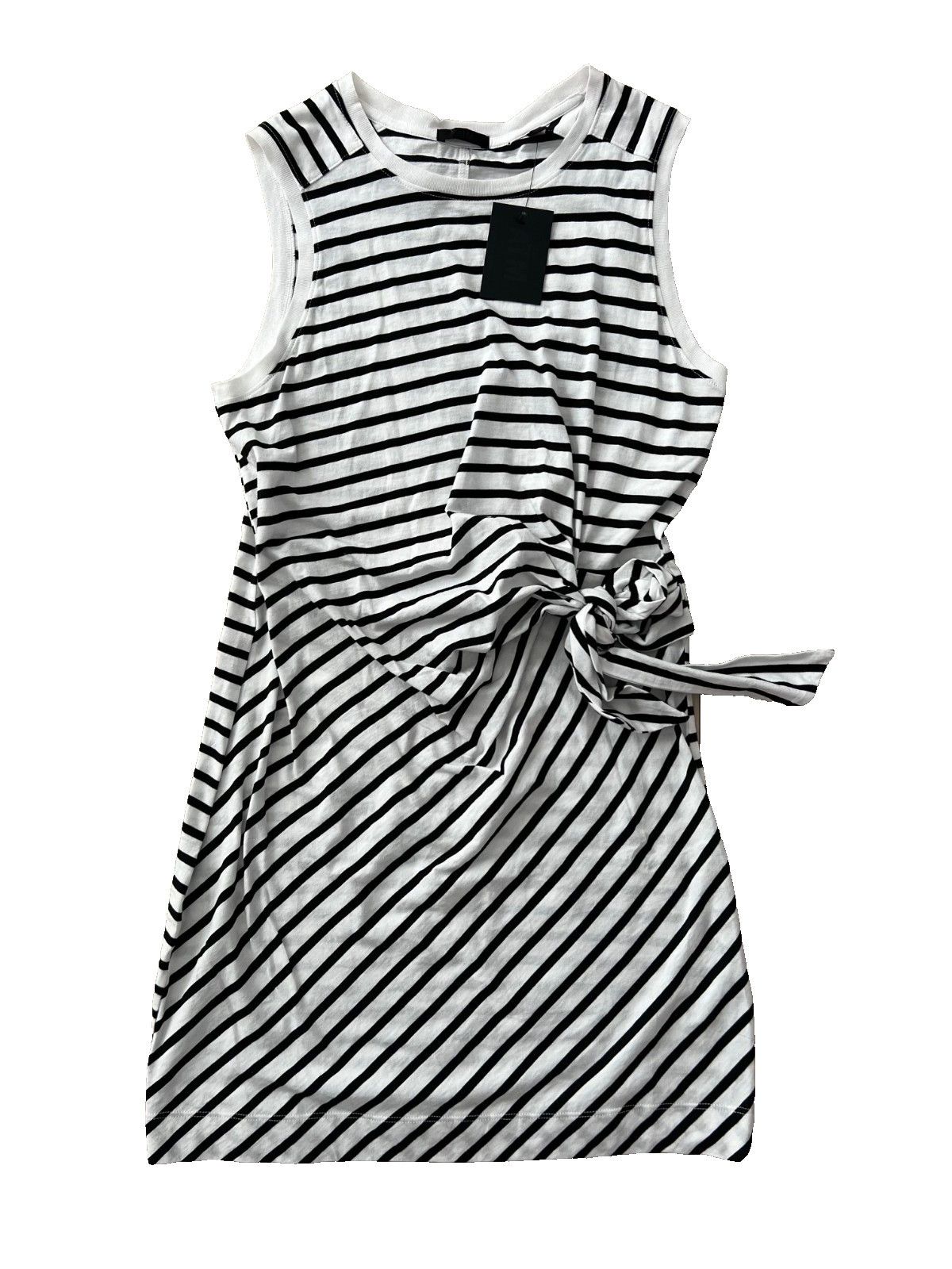 ATM Anthony Thomas Melillo ATM Twist Front Dress Striped ( M ) Size M / US 6-8 / IT 42-44 - 3 Thumbnail