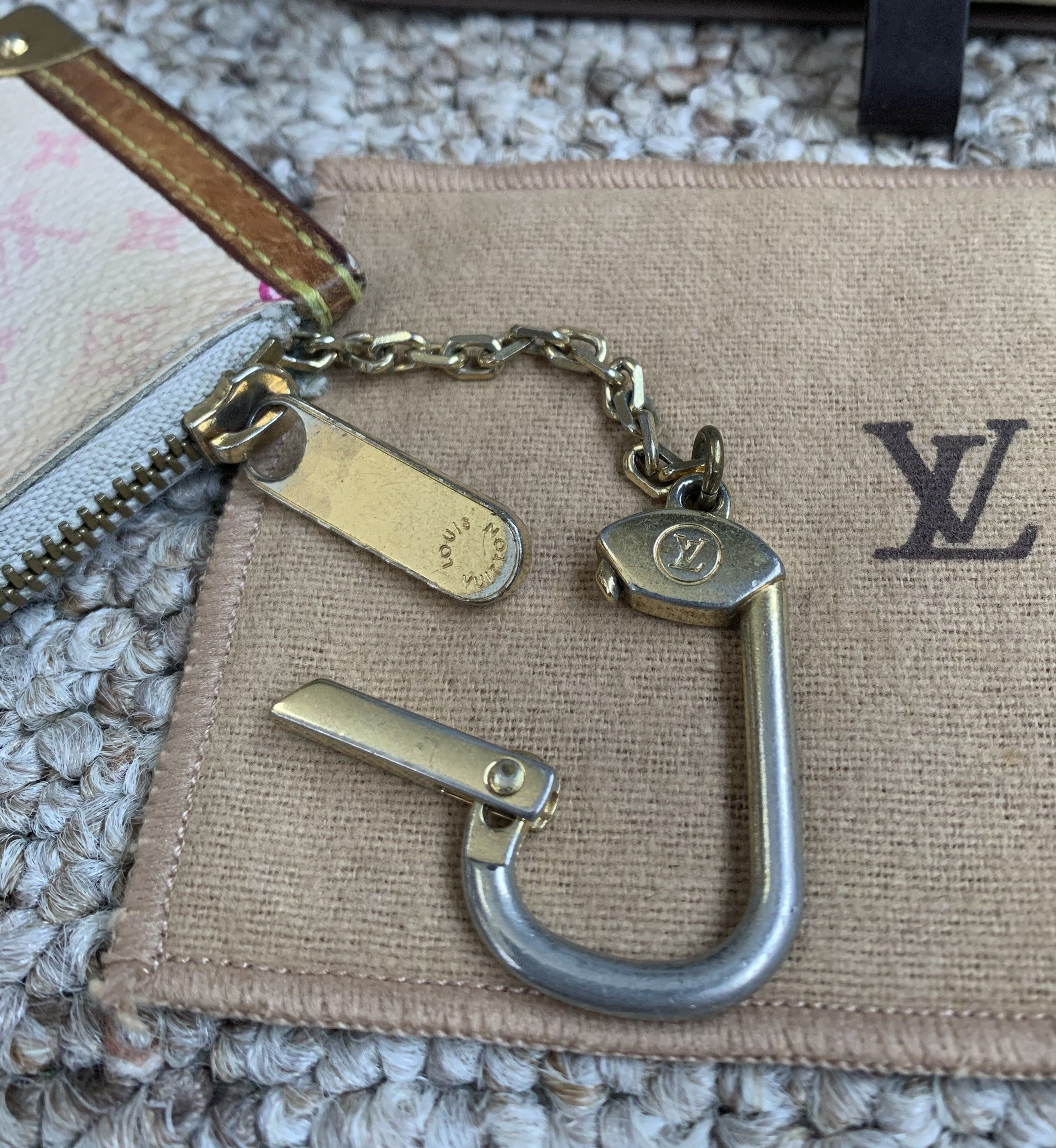 Louis Vuitton × Takashi Murakami S/S 2003 Louis Vuitton Murakami Cherry Blossom Zip Pouch Size ONE SIZE - 3 Thumbnail