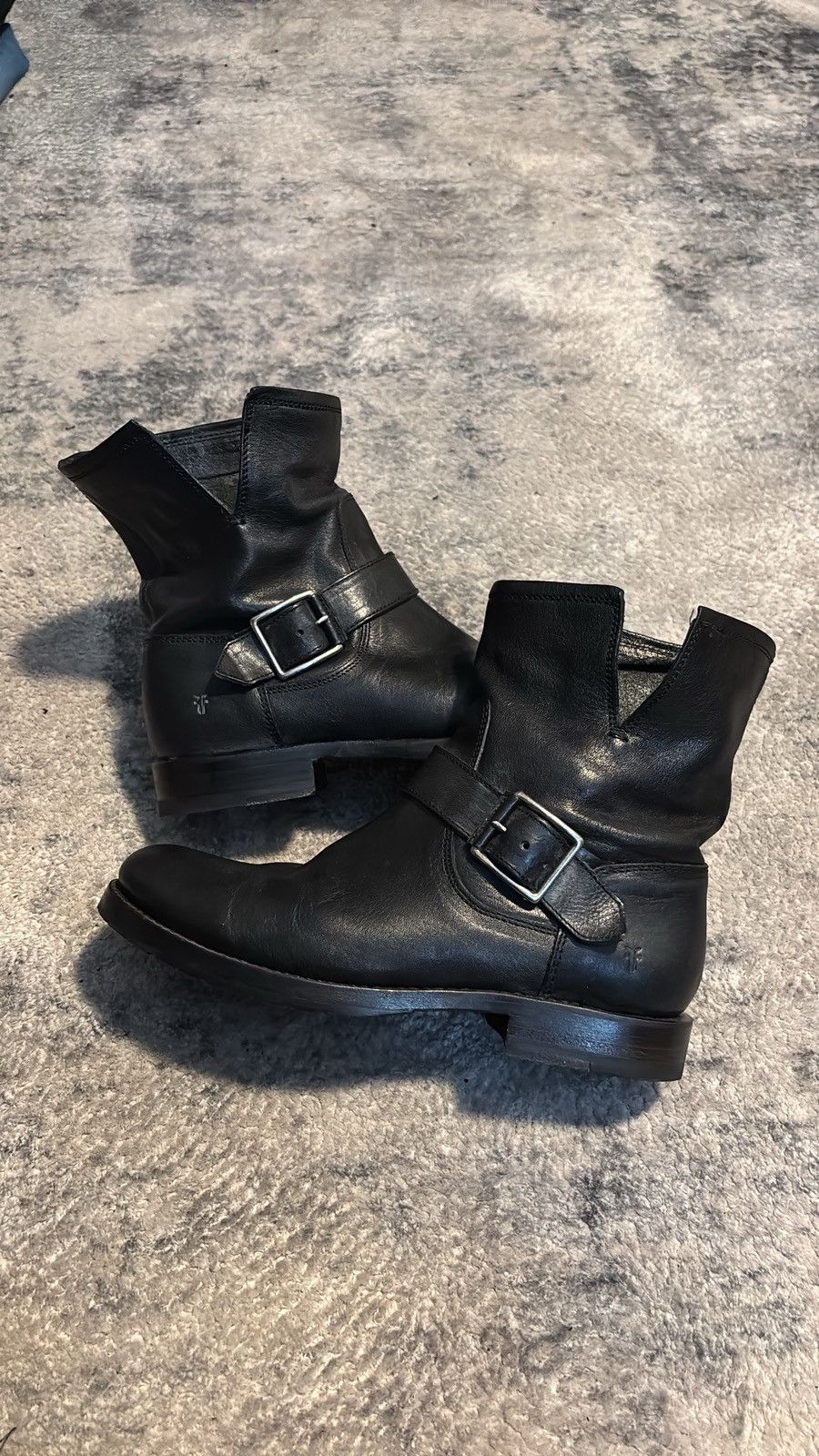 Frye Frye black leather harness boots Size US 6 / IT 36 - 2 Thumbnail