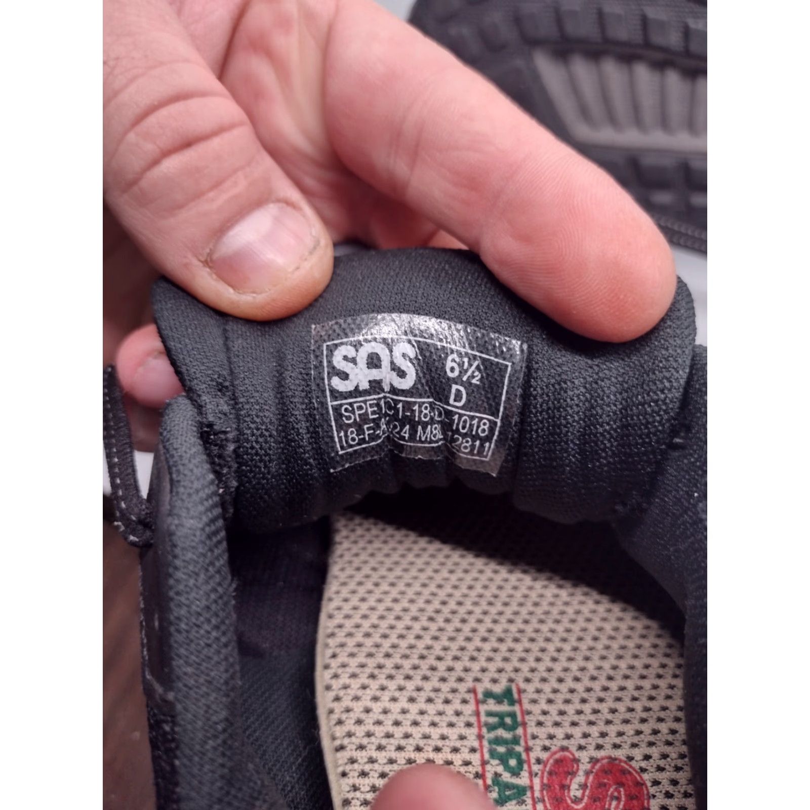 SAS SAS Womens Pursuit Running Shoes Black SPE1C1-18-D-1018 Low Top Lace Up 6.5D Running Shoes Womens Size M / US 6-8 / IT 42-44 - 8 Thumbnail