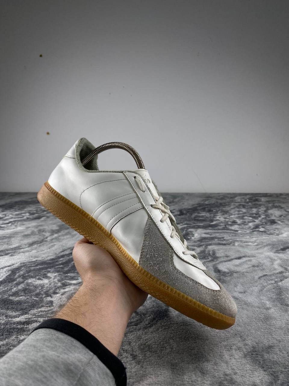 Vintage GAT BW Sport Army Trainer Bundeswehr Shoes Leather Sneakers Size US 10.5 / EU 43-44 - 15 Thumbnail