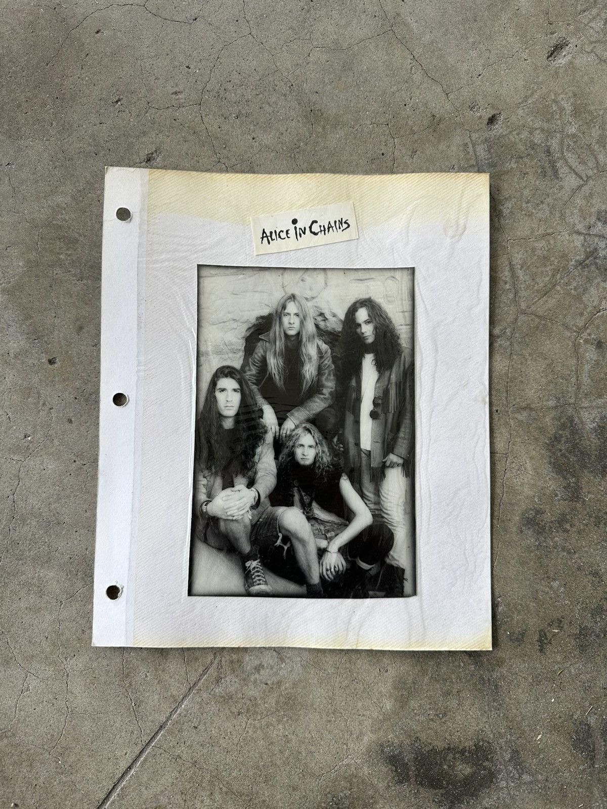 Metallica Vintage Alice In Chains Original 80s Press Photo Promo Rare Size ONE SIZE - 2 Thumbnail