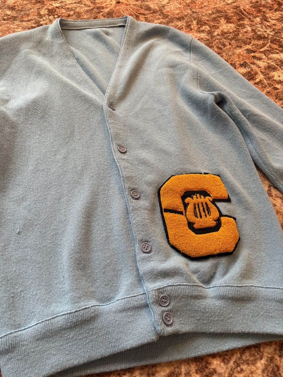 Vintage 60s Varsity Cardigan Size US S / EU 44-46 / 1 - 2 Thumbnail