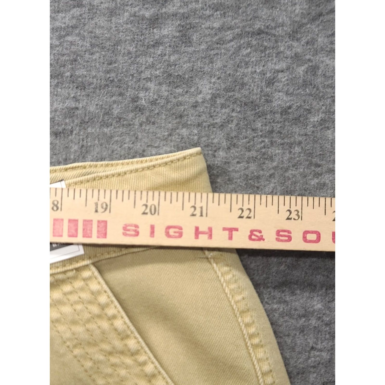 Vintage Judy Blue Jeans Womens 24W Utility Jogger High Rise Relaxed Stretch Denim Beige 29 In Inseam XS-Plus Ladies Mens Girls Size 42" / US 20 - 4 Thumbnail