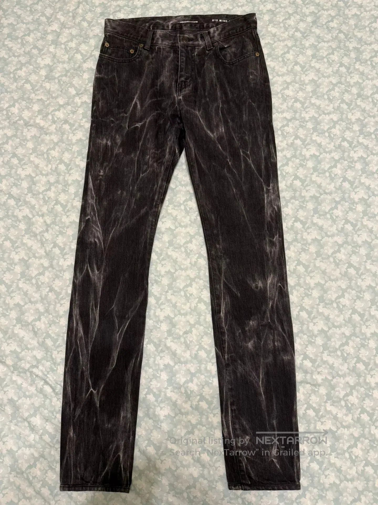 Saint Laurent Paris Saint Laurent Rippled Denim Pants Size 28. Size US 28 / EU 44 - 2 Thumbnail