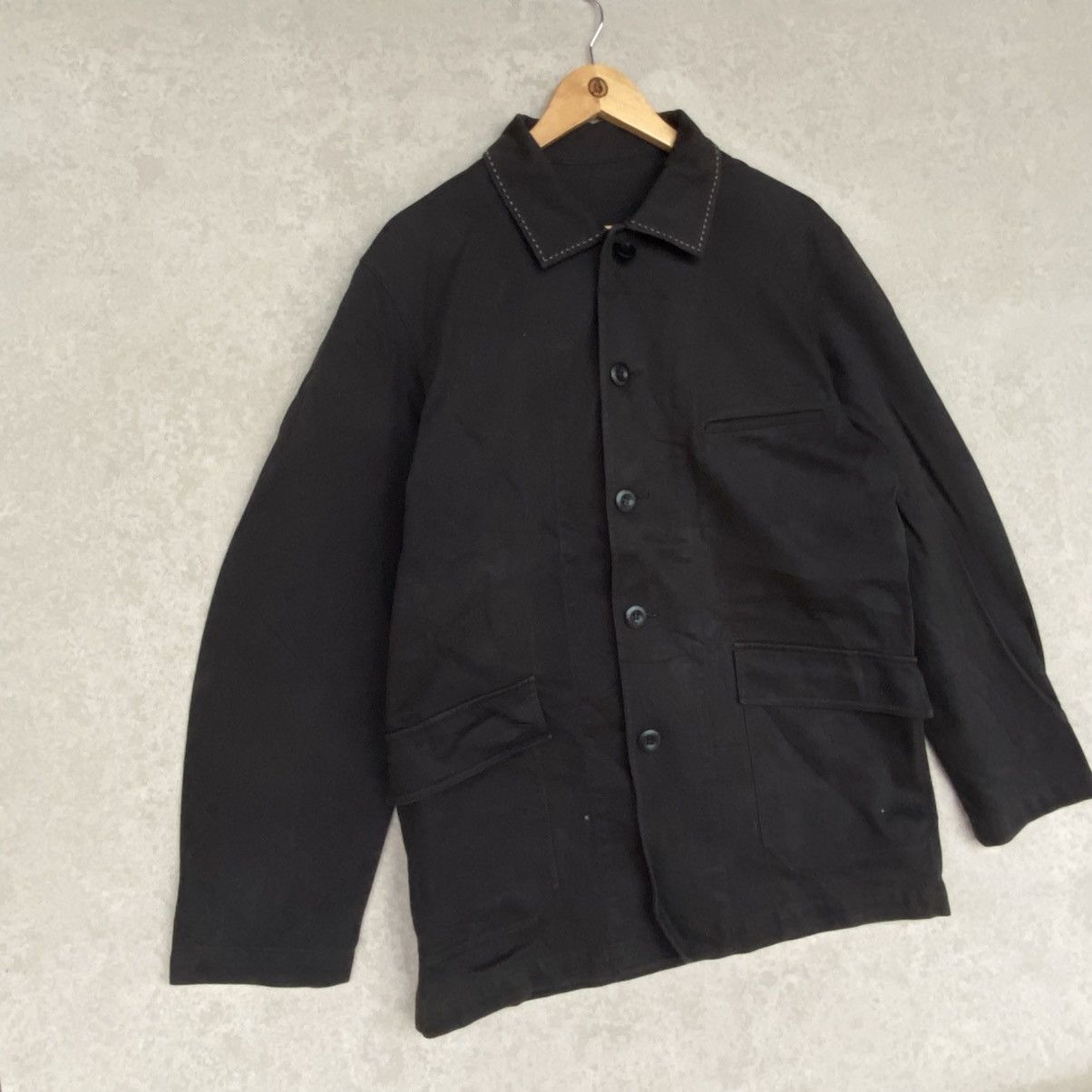 Other Vintage Black 90s Military Jacket With A Boxy Fit Jacket L Size US L / EU 52-54 / 3 - 3 Thumbnail