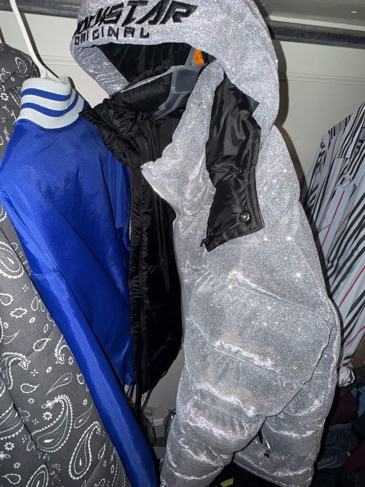 Other Custom Sparkly Gray Puffer Size US L / EU 52-54 / 3 - 2 Thumbnail