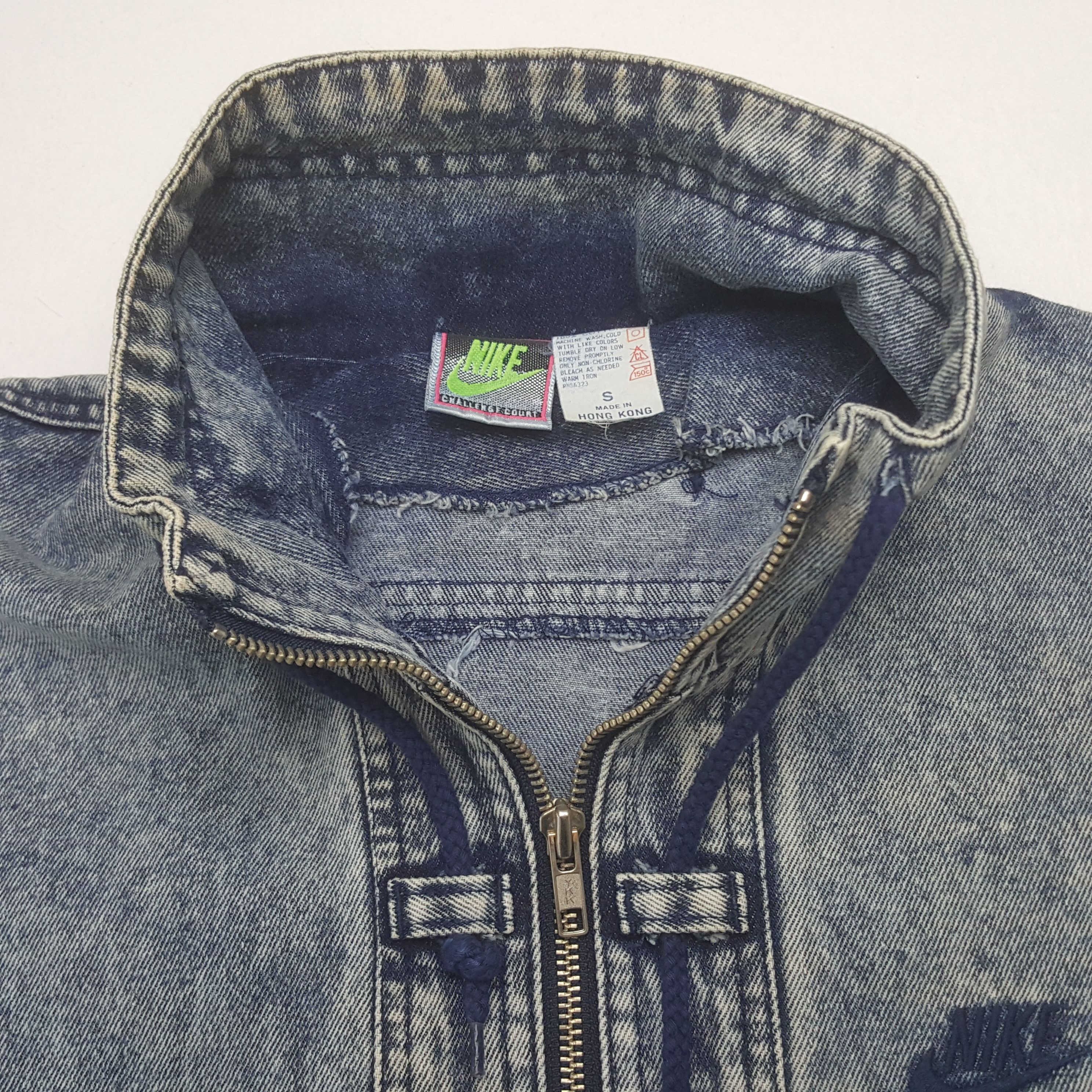 Nike Vintage Nike Challenge Court Denim Jacket C313N17 Size US L / EU 52-54 / 3 - 4 Thumbnail