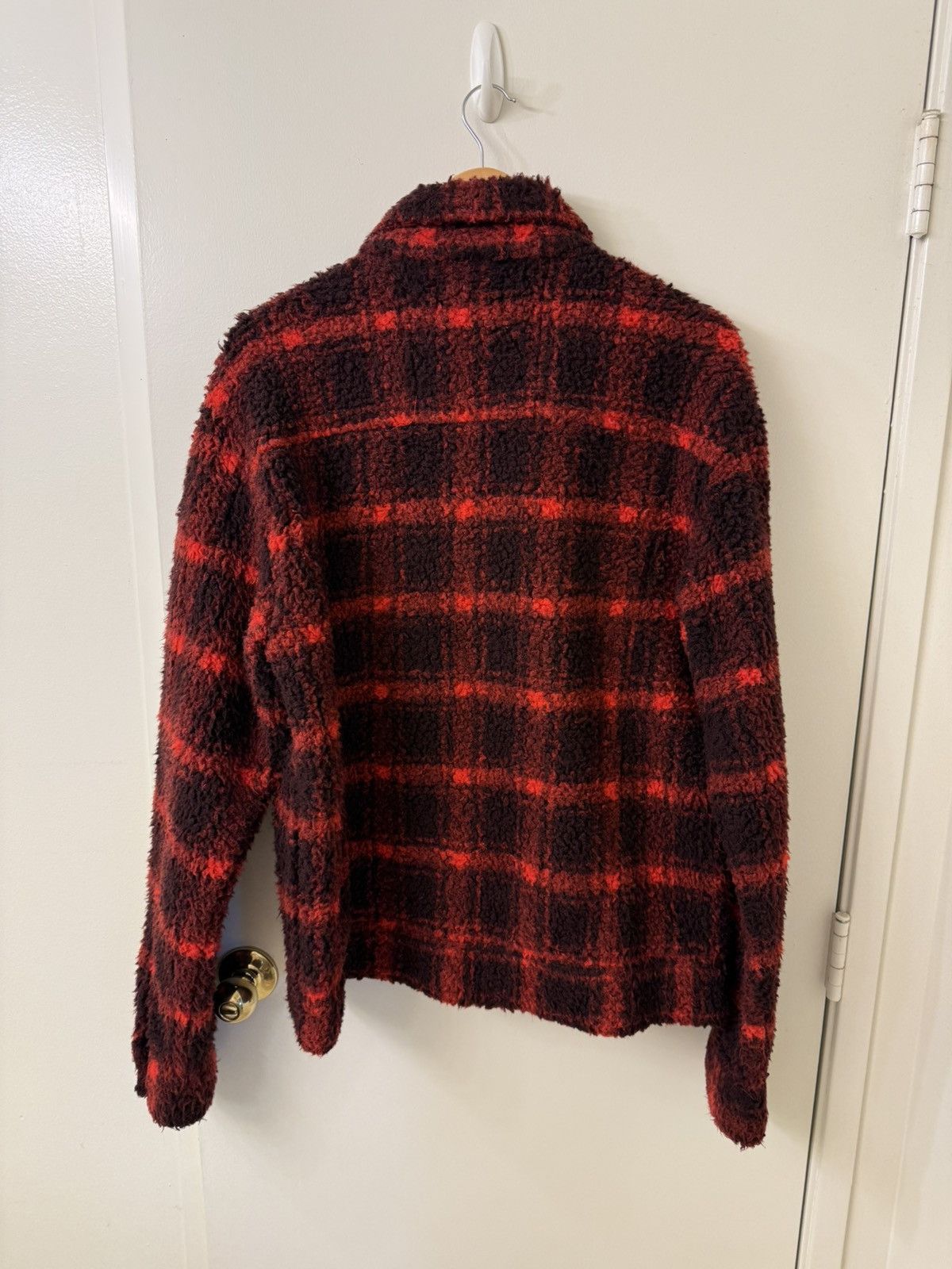 Lifted Anchors LIFTED ANCHORS MEN PRINCE FLANNEL JACKET (RED / BLACK) Size US L / EU 52-54 / 3 - 6 Thumbnail