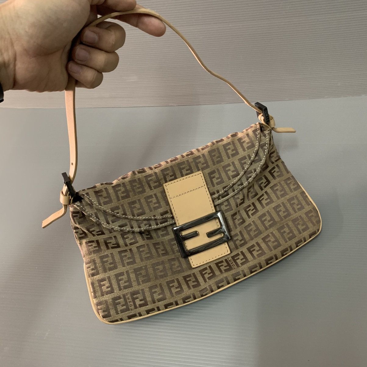 Fendi Fendi Zucchino Pochette Handbag Size ONE SIZE - 6 Thumbnail