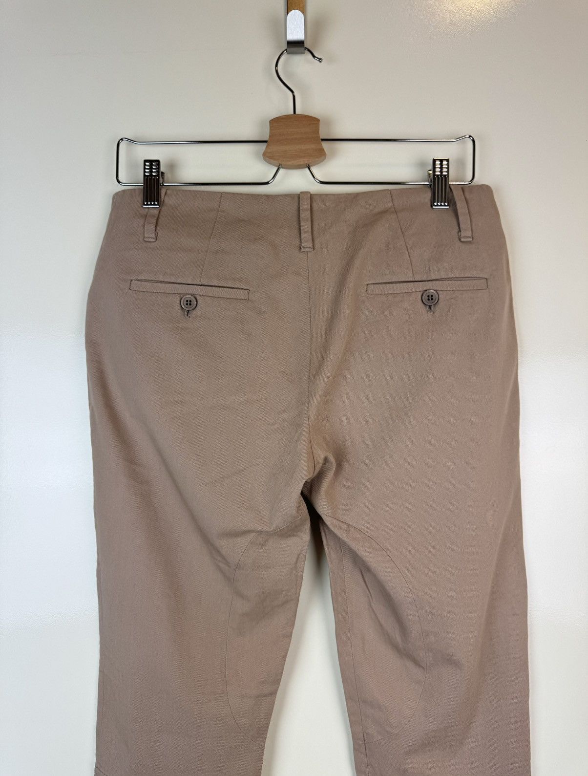Brunello Cucinelli Brunello Cucinelli equestrian cotton beige trousers pants M Size 28" / US 6 / IT 42 - 5 Thumbnail