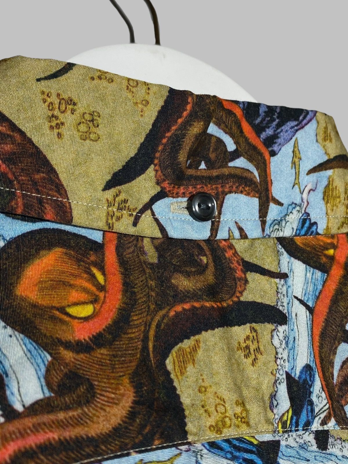 Eton Eton All Over Print Luxury Shirt Octopus Animal Museum Vibes Size US L / EU 52-54 / 3 - 14 Thumbnail