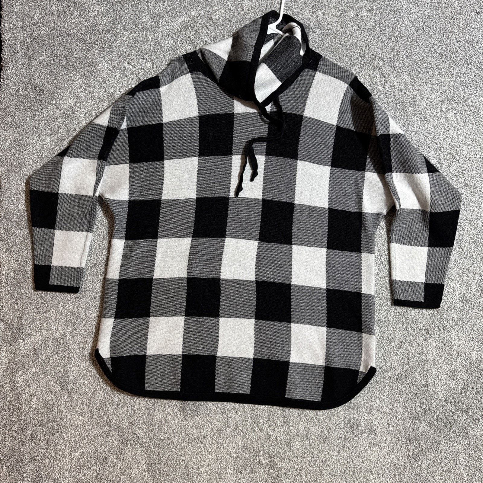Other Buffalo Plaid Cowl Neck Tunic Sweater Womens 1X Plus Grunge Size XL / US 12-14 / IT 48-50 - 1 Thumbnail