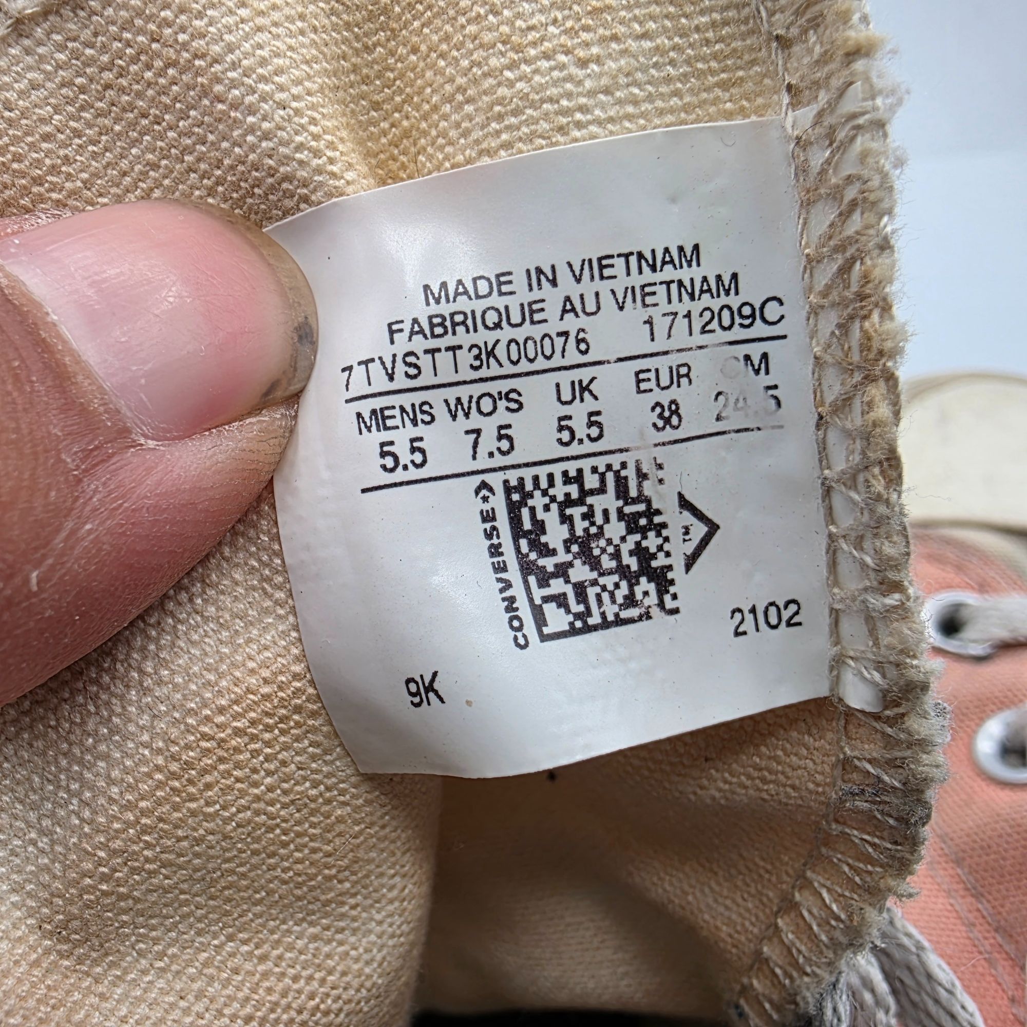 Converse Converse Womens Size 7.5 Brown Pink Sneaker Shoes Casual Wal Size US 7.5 / IT 37.5 - 7 Thumbnail