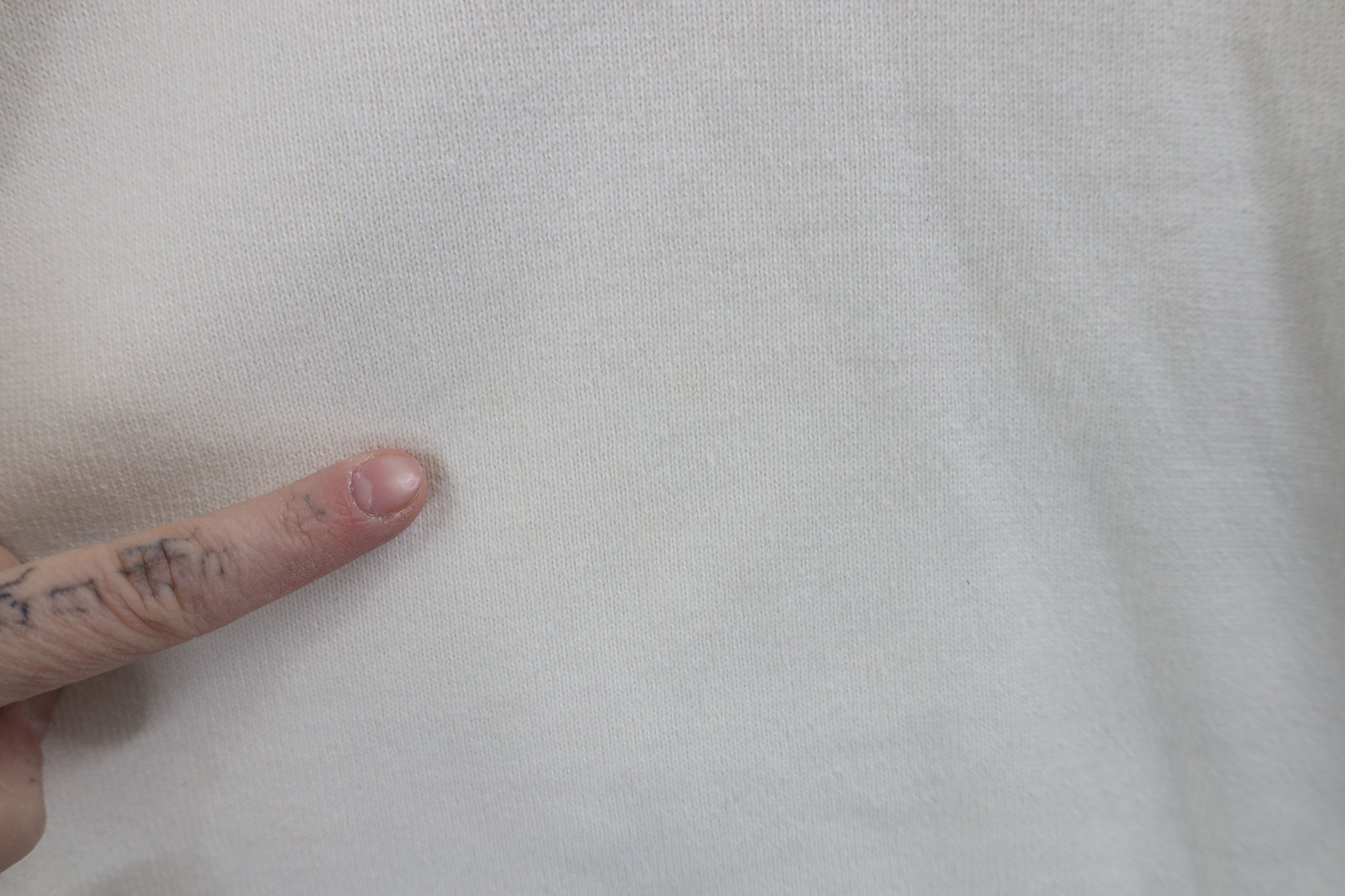 Lands' End × Vintage Vintage 90s Lands End Lightweight Ribbed Knit Sweater Cream Size XXL / US 16-18 / IT 52-54 - 4 Thumbnail
