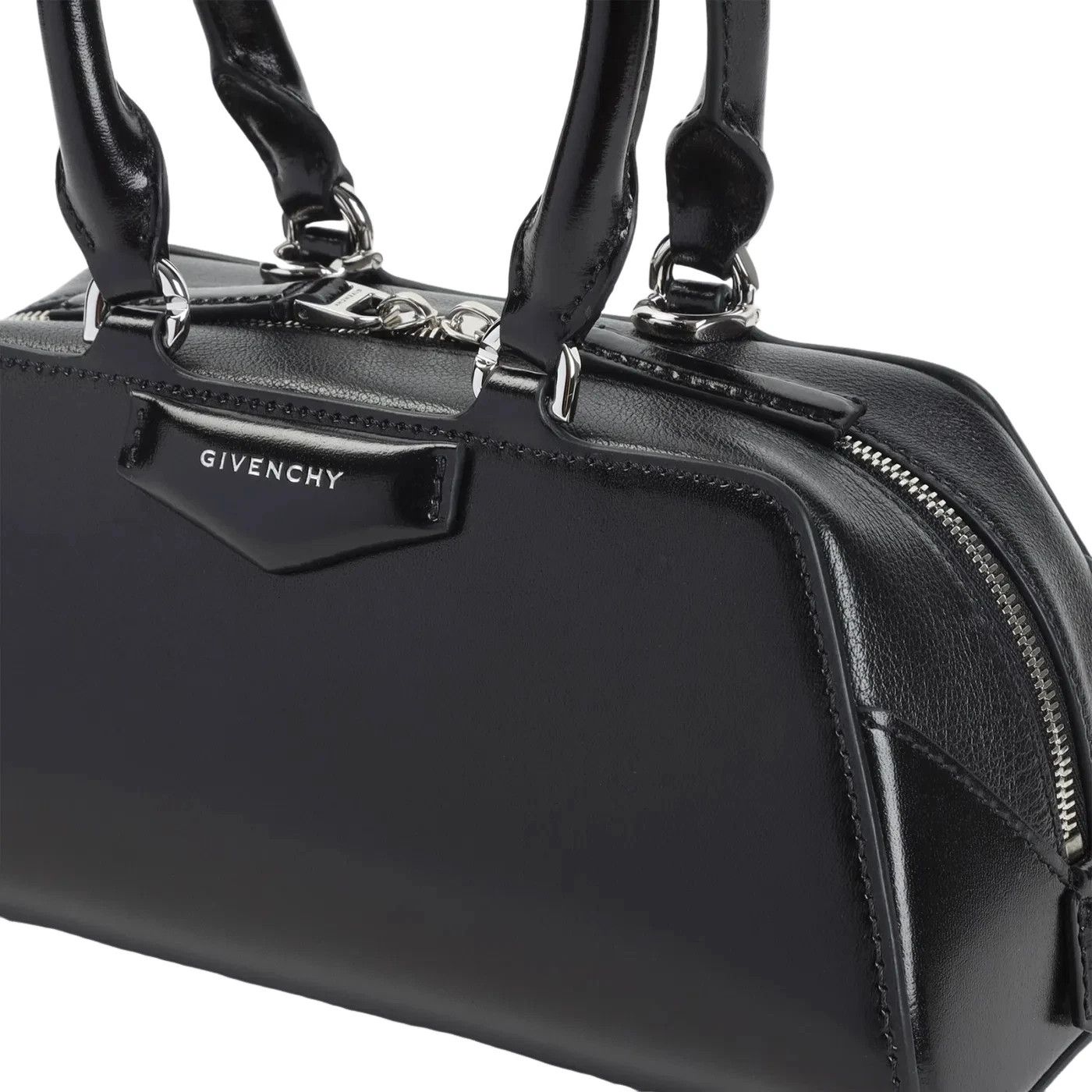 Givenchy GIVENCHY Antigona Mini Black East-West Handbag Size ONE SIZE - 3 Thumbnail