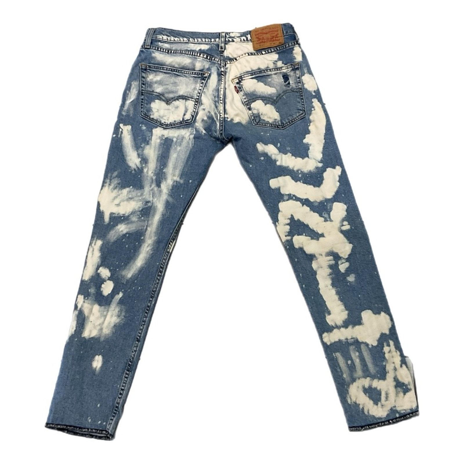 Levi's Levi’s Bleach Pattern Jeans Size US 30 / EU 46 - 2 Thumbnail