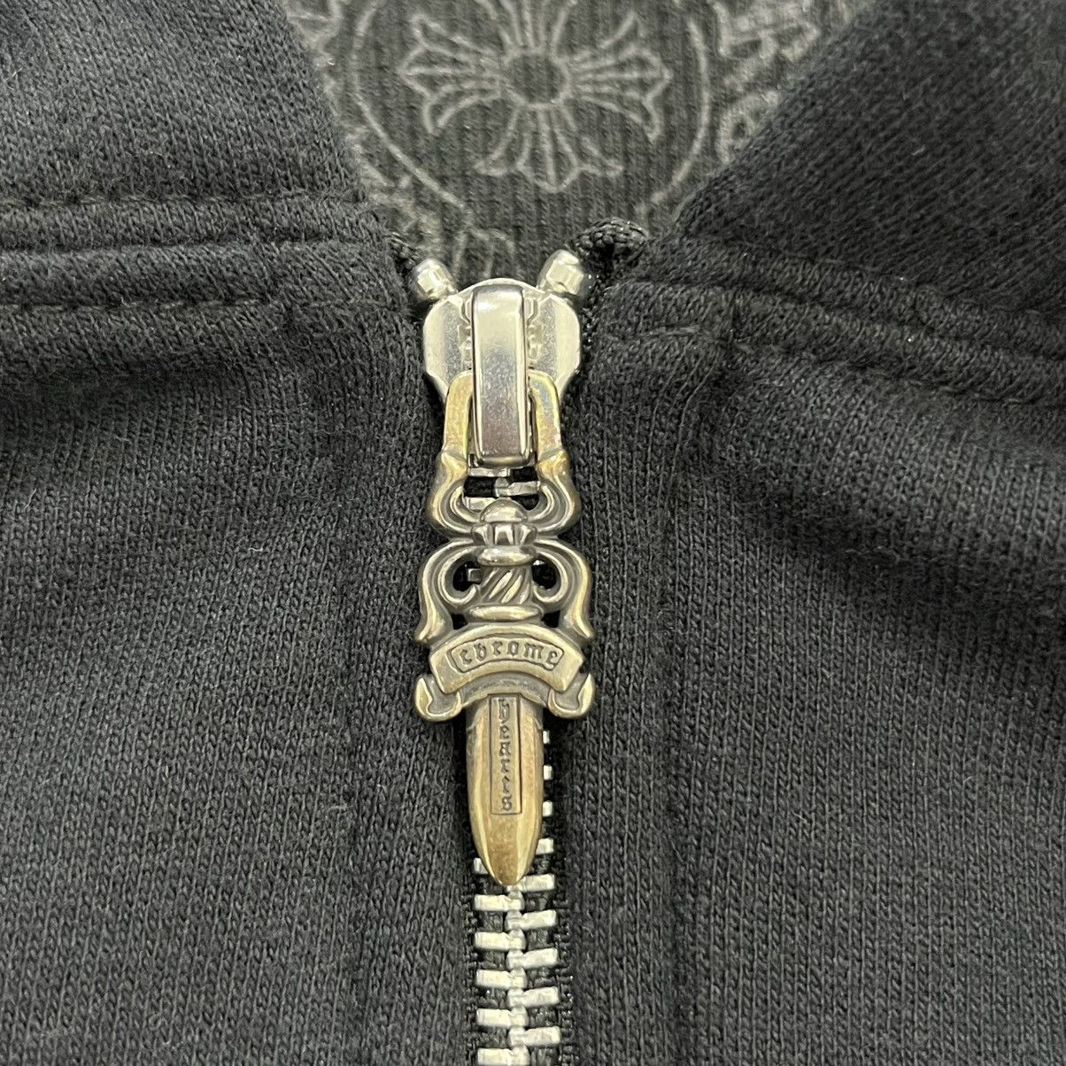 Chrome Hearts CHROME HEARTS Thermal Blue Letter Full Zip Up Black Size US XL / EU 56 / 4 - 3 Thumbnail