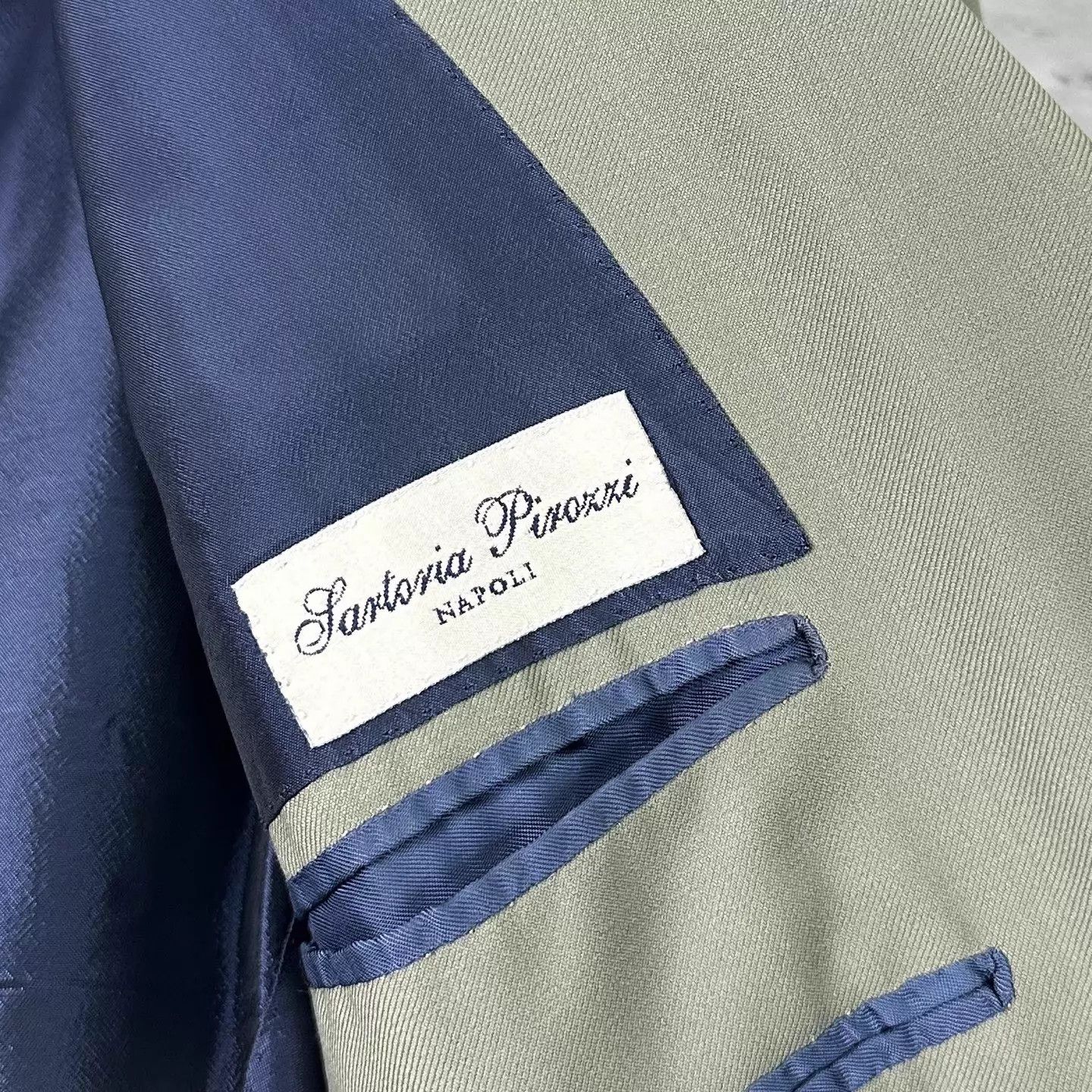 Other Sartoria Pirozzi Napoli Bespoke Handmade Suit 48-50 Size 48R - 5 Thumbnail
