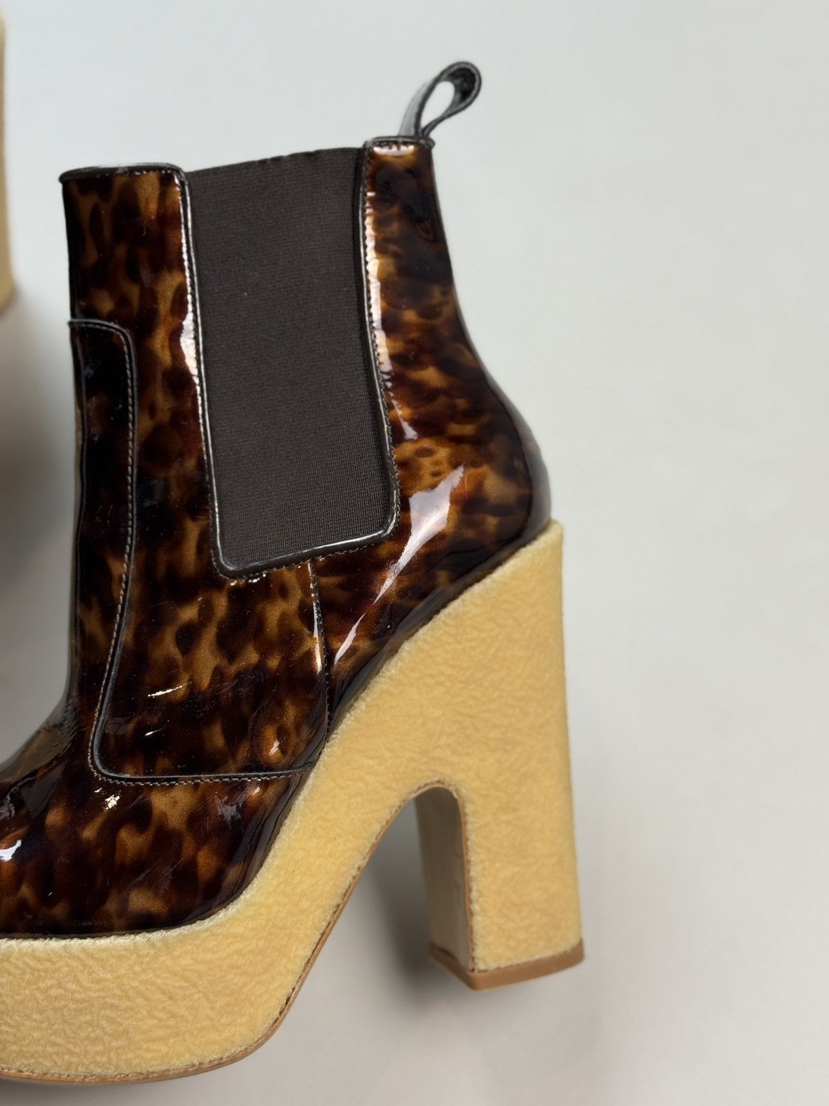 Allsaints Blaise Chelsea Leopard Pattern Platform Heels Boots Size US 6 / IT 36 - 13 Thumbnail