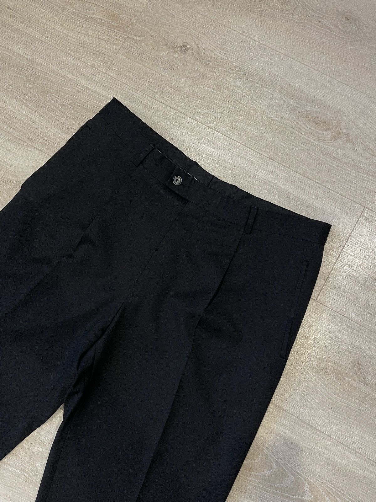 Hugo Boss Hugo Boss "Hooker" Black Wool Trousers - Super 100 W38 Size 44L - 11 Thumbnail