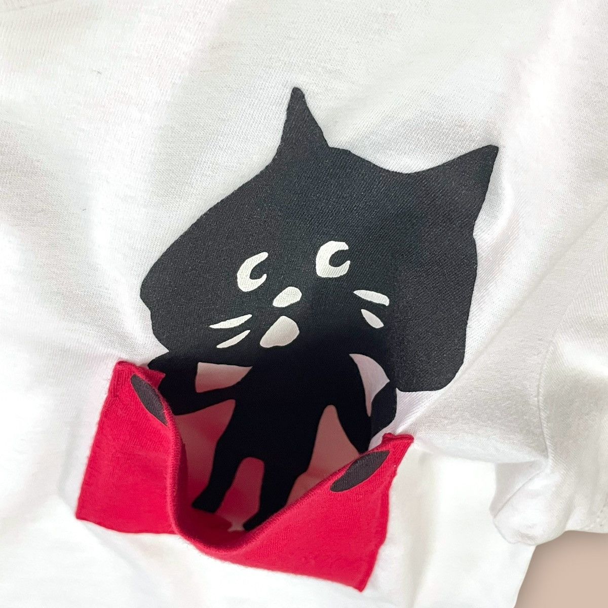 Ne-Net Ne-Net by Issey Miyake RED Pocket Tee Size US S / EU 44-46 / 1 - 5 Thumbnail
