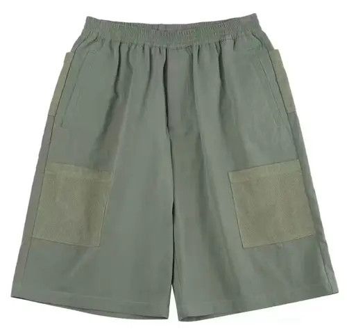 Japanese Brand 21SS Indigo Union Japan Green Outdoor Pockets Shorts Size US 32 / EU 48 - 3 Thumbnail