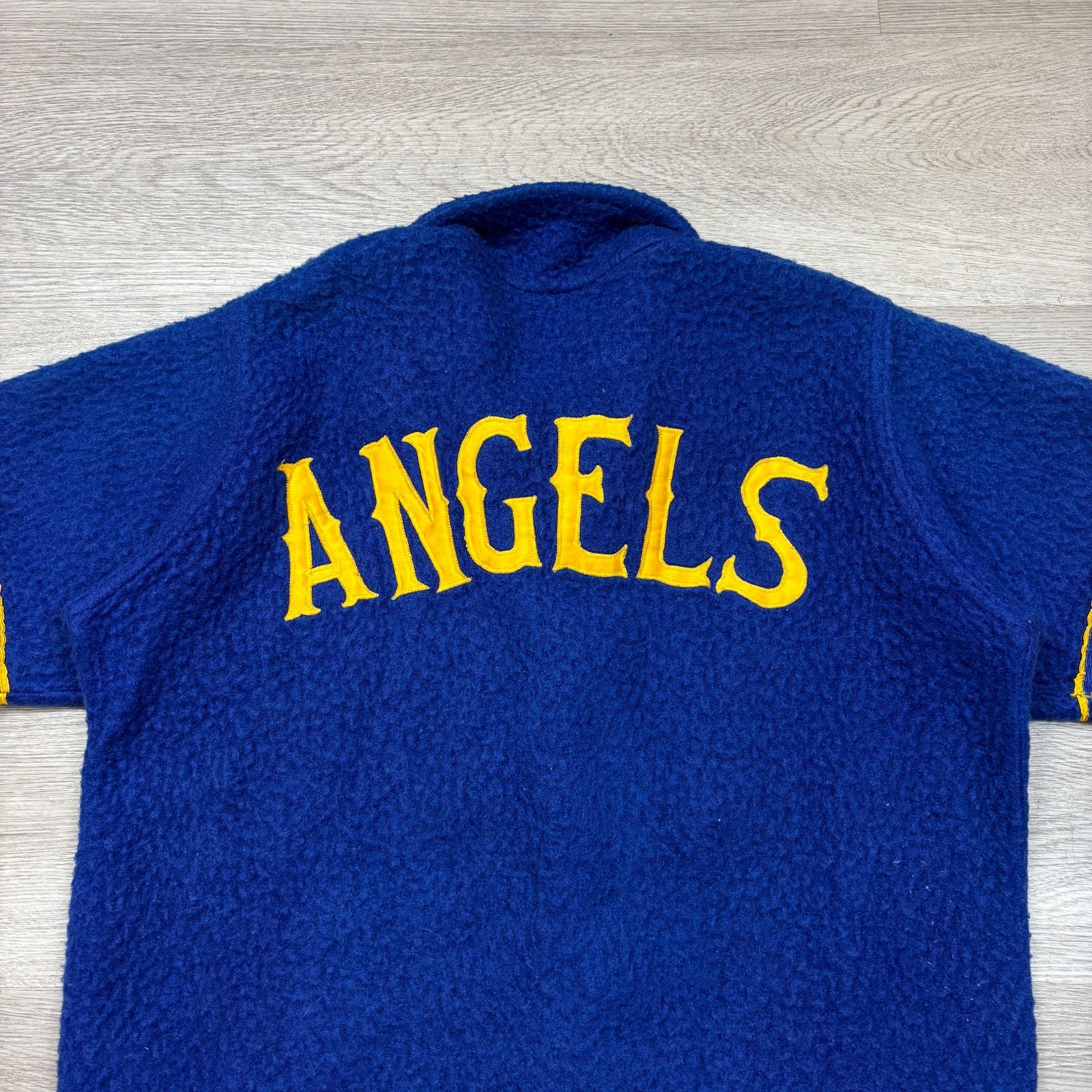 Vintage VTG 50s Empire Sporting Goods Angels QA 31 Fleece Shirt Lrg Size US L / EU 52-54 / 3 - 4 Thumbnail
