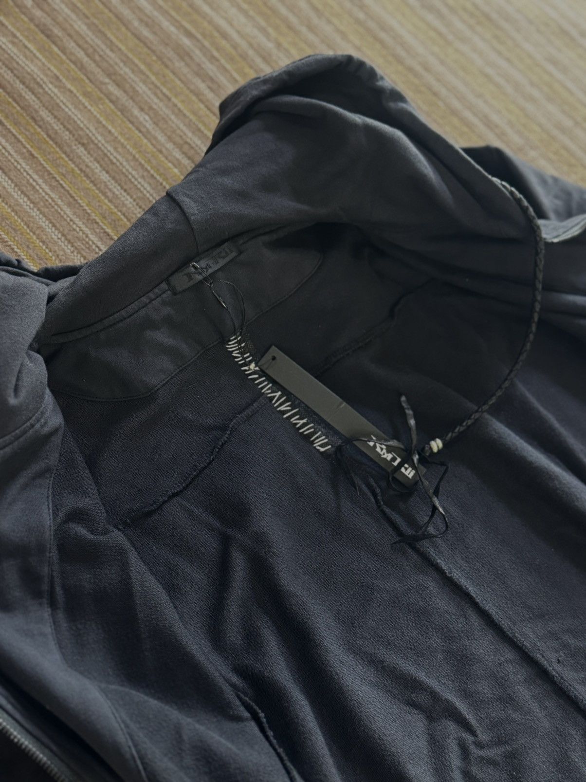 KMRii KMRii Paint Splatter Zip Hoodie Leather Detail Size US M / EU 48-50 / 2 - 5 Thumbnail