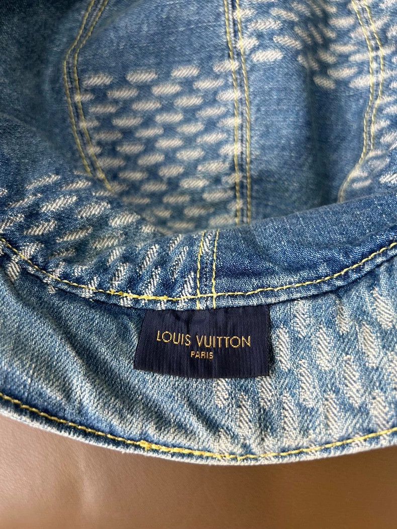 Louis Vuitton Louis Vuitton Washed Old Cowboy Fisherman's Hat Size ONE SIZE - 7 Thumbnail