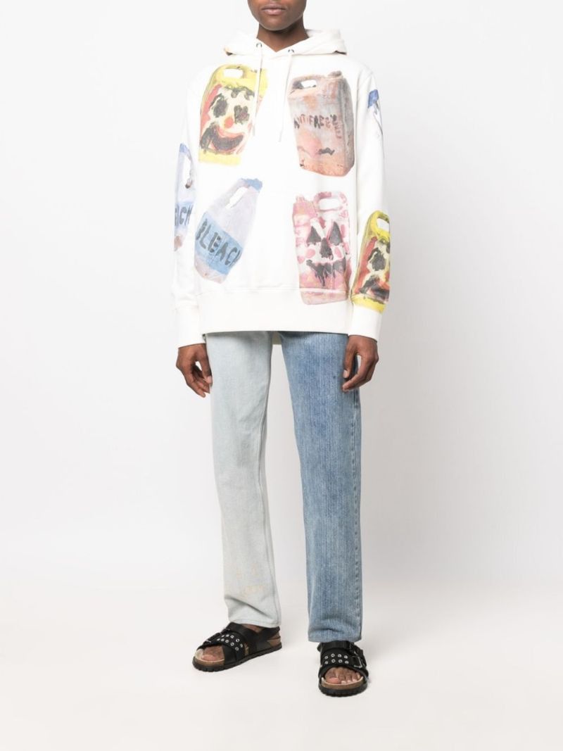 Givenchy x Josh Smith Cream Ceramics Oversized Hoodie Size US XS / EU 42 / 0 - 3 Thumbnail