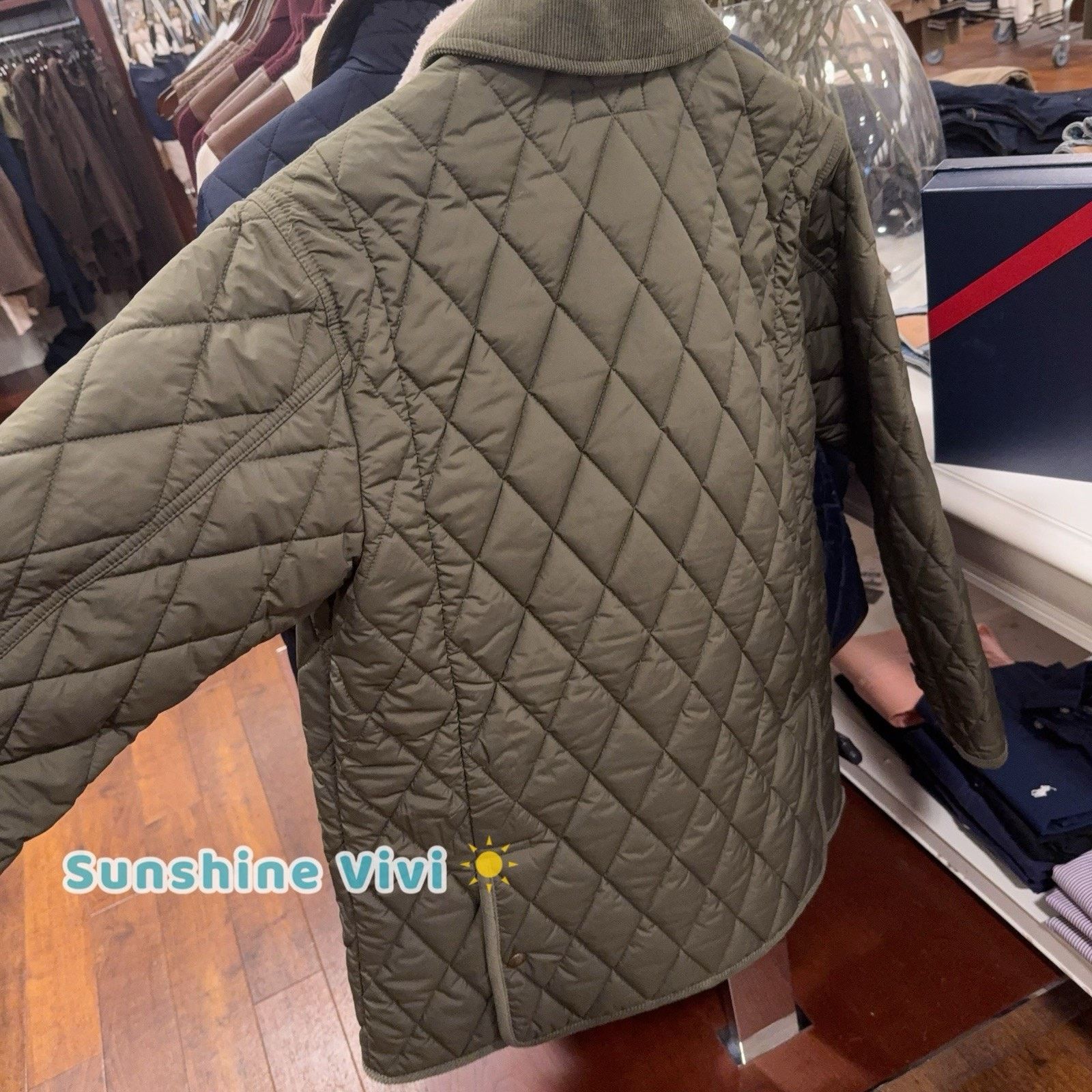 Lauren Ralph Lauren NWT Ralph Lauren Polo Women Quilted Barn Jacket Large Green Size L / US 10 / IT 46 - 4 Thumbnail