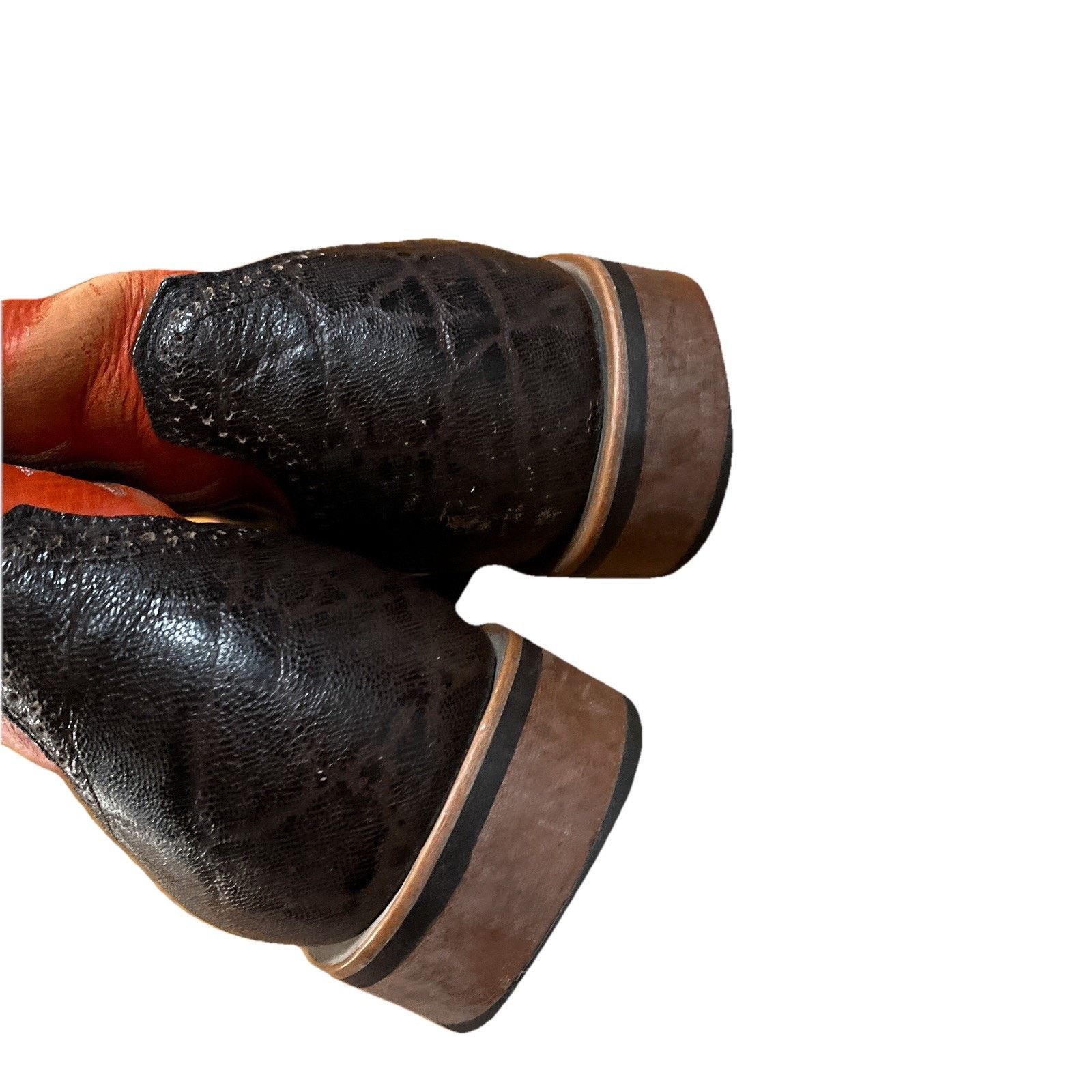 Ariat Ariat Cowboy Boots Quickdraw Western Square Toe Mens Sz 9 EE Size US 9 / EU 42 - 6 Thumbnail