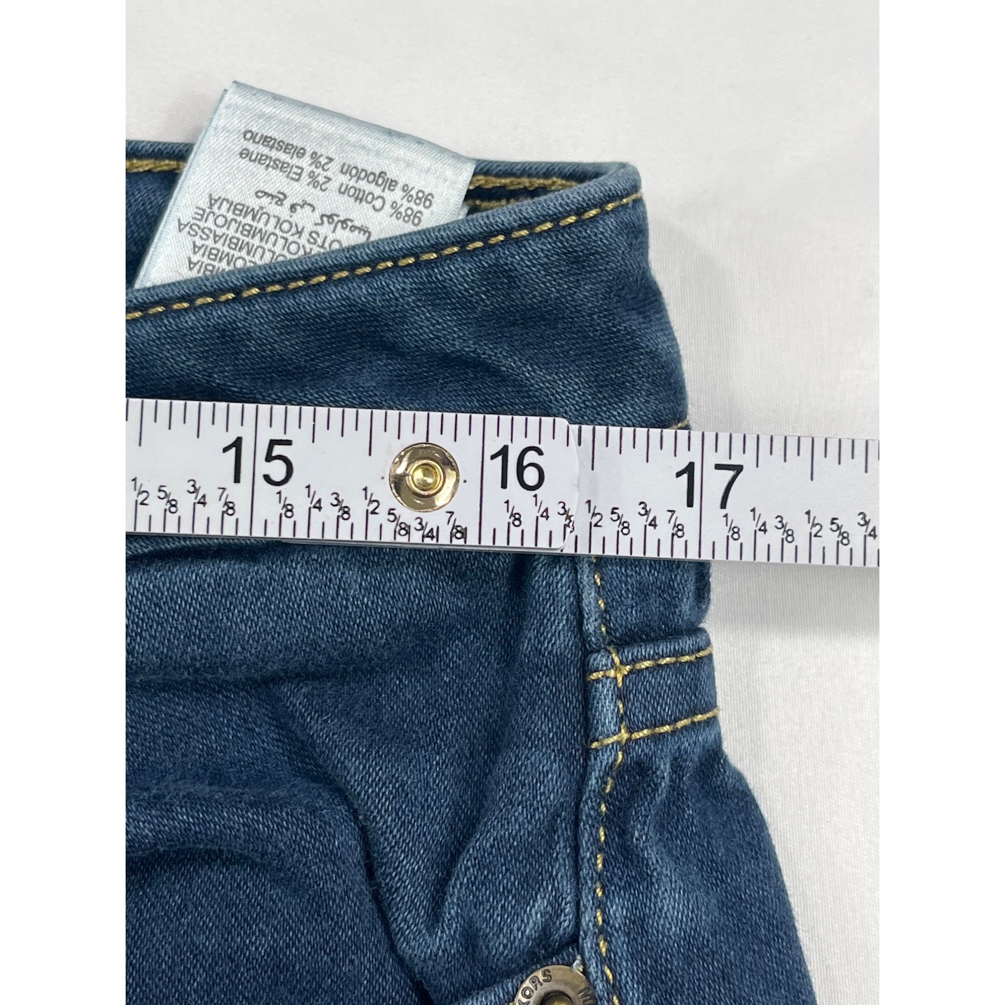 Michael Kors Michael Kors SKU 7680 Womens Blue Denim Izzy Skinny Jeans S Size 32" / US 10 / IT 46 - 4 Thumbnail