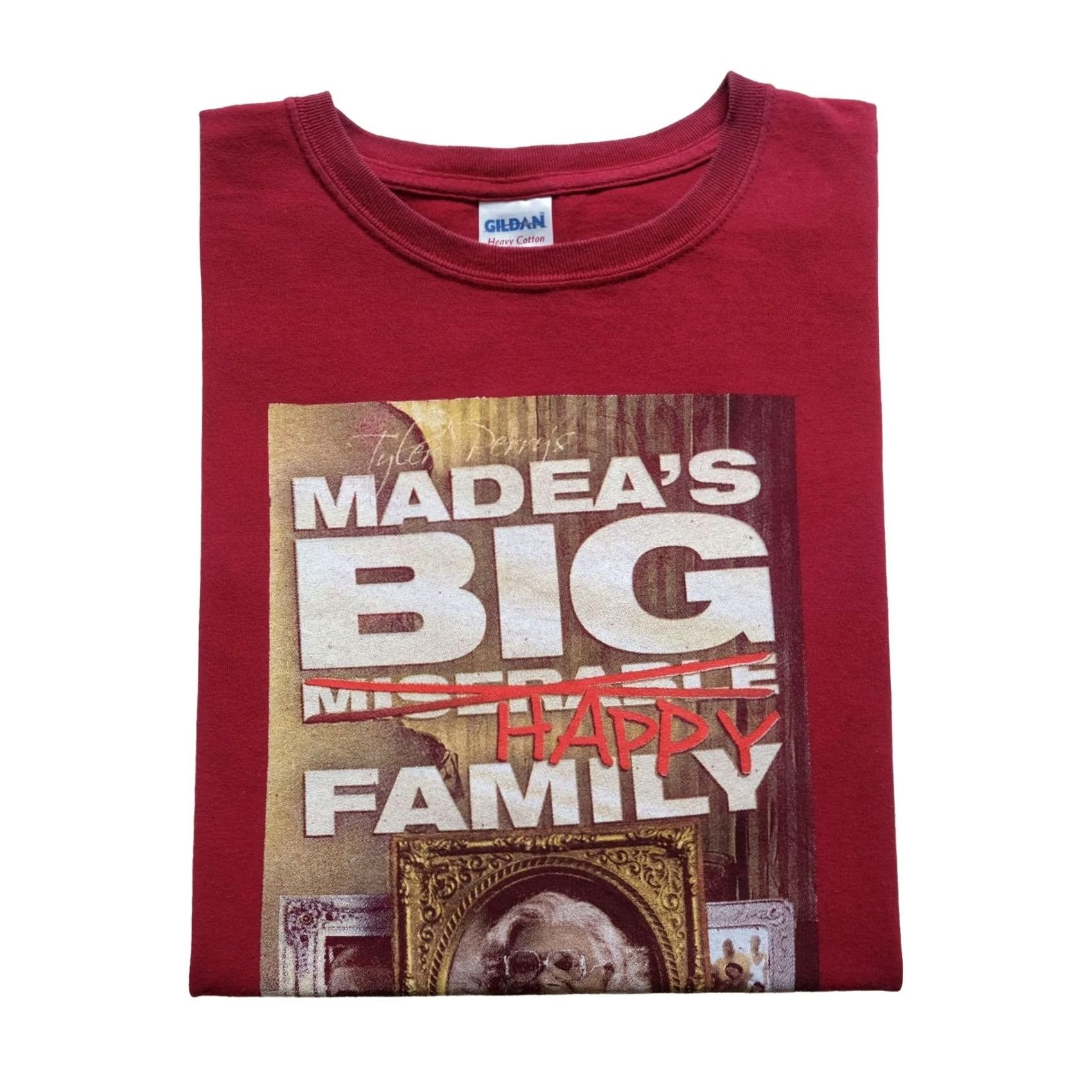 Gildan VINTAGE Madea Movie Promo Big Happy Family Graphic T Shirt 2XL Red Cotton Gildan Men N/A Size US XXL / EU 58 / 5 - 2 Thumbnail