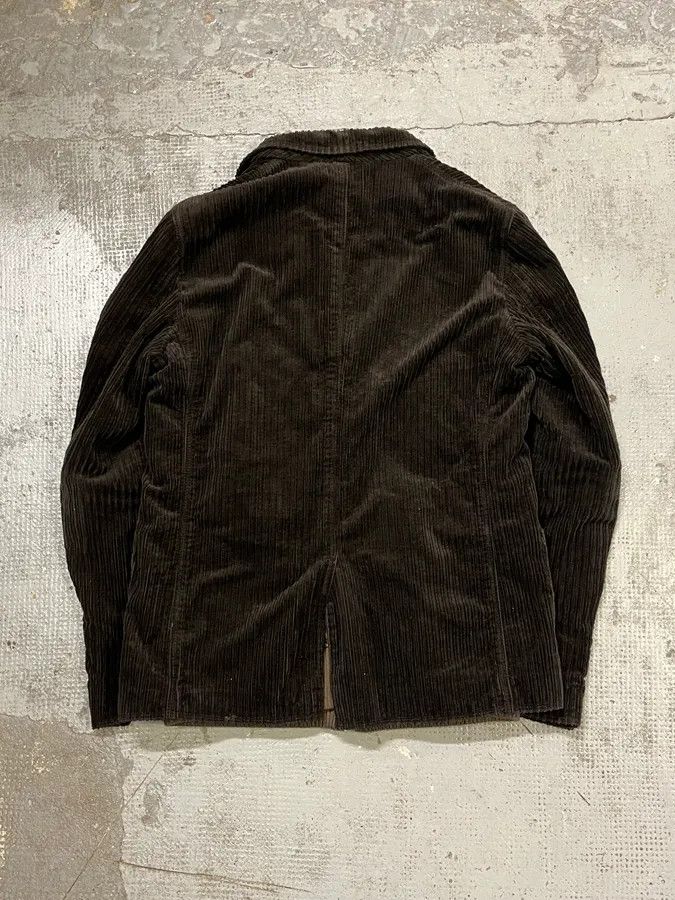 Dolce & Gabbana 2000s Dolce & Gabbana Brown Corduroy Puffer Double Layer Jacket Size 44R - 7 Thumbnail