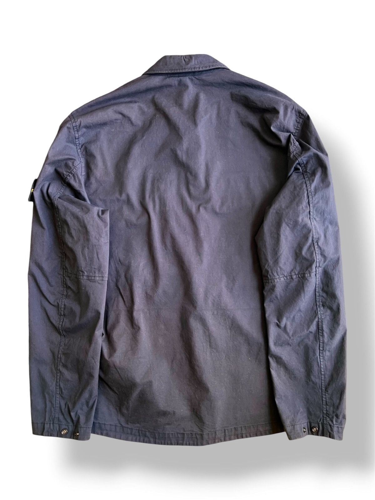 Stone Island XL Stone Island Overshirt Cotton Stretch Navy blu jacket zip Size US XL / EU 56 / 4 - 6 Thumbnail